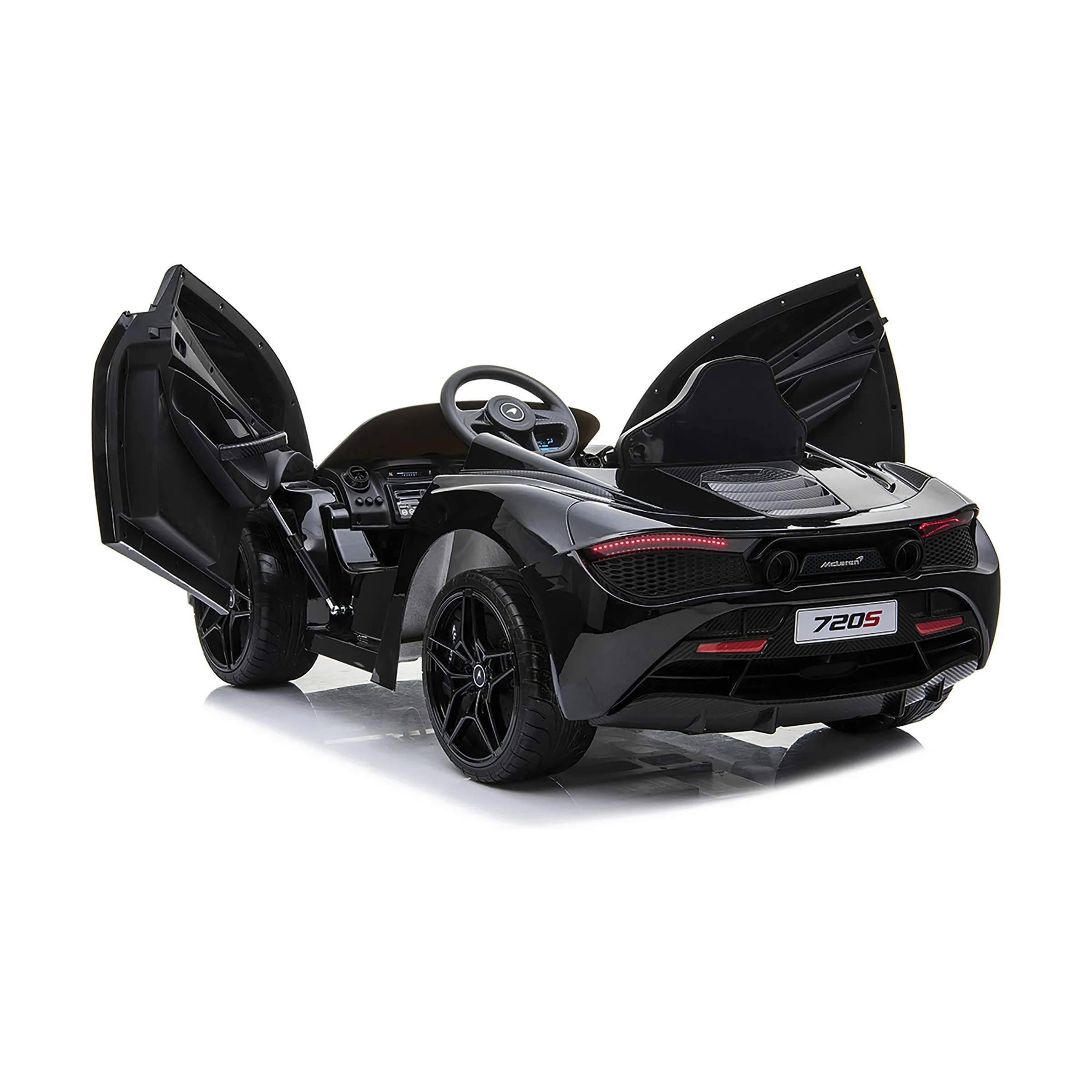 NORDIC PLAY Speed El-biler til børn Elektrisk Bil - McLaren 720S i sort, 4