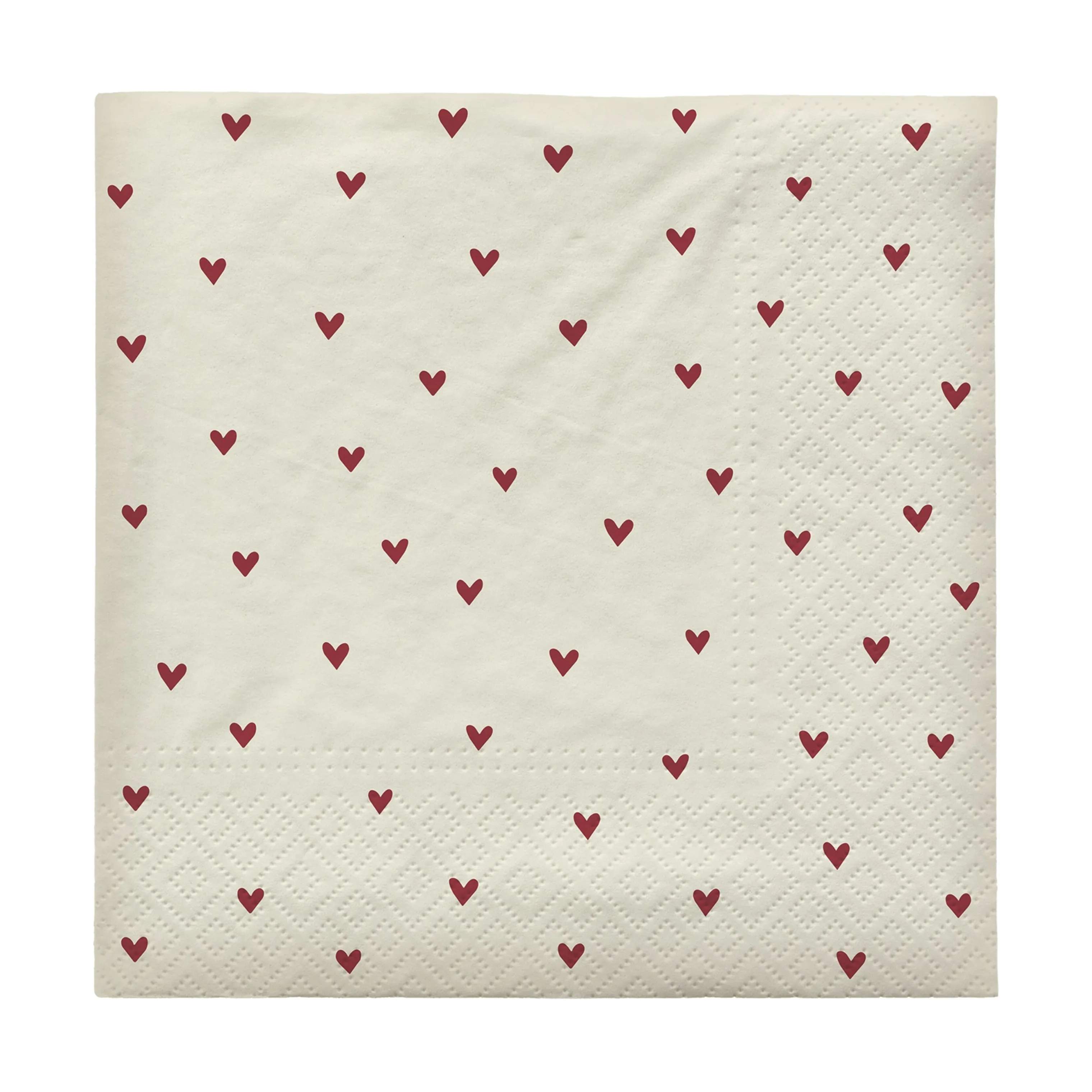 Broste Copenhagen Papirservietter Amor Papirservietter - 20 stk. i White, 1