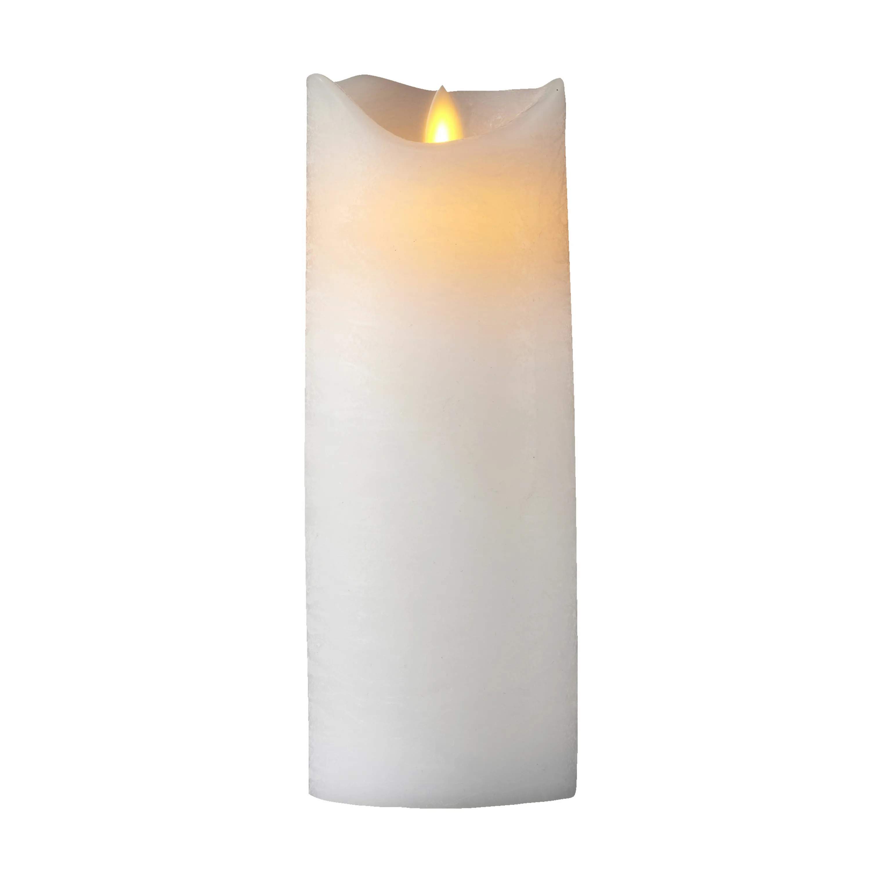 Sirius LED-lys Sara Exclusive LED Bloklys i Hvid, H20 x Ø7,5 cm, 1