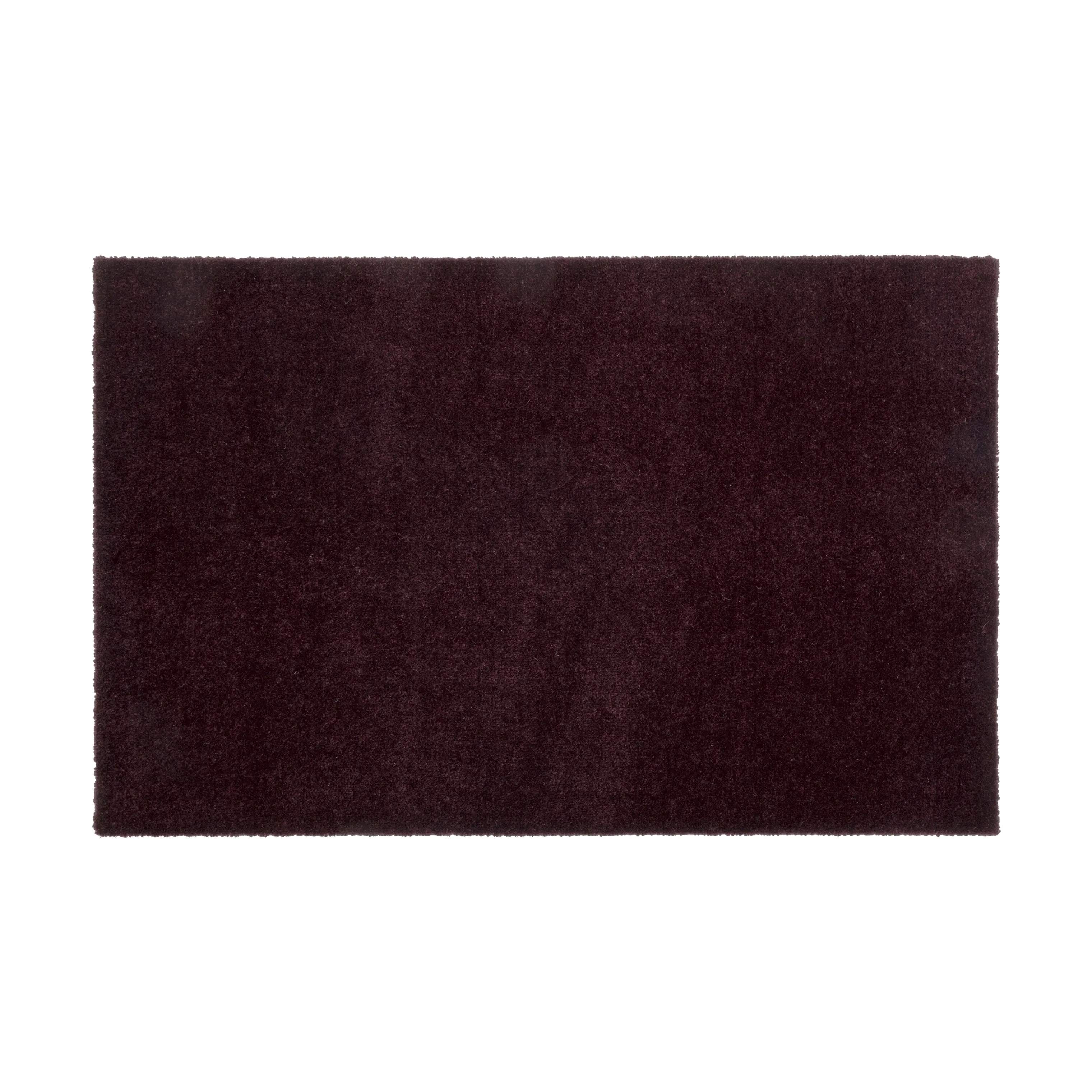 Unicolor Gulvmåtte, bordeaux, large