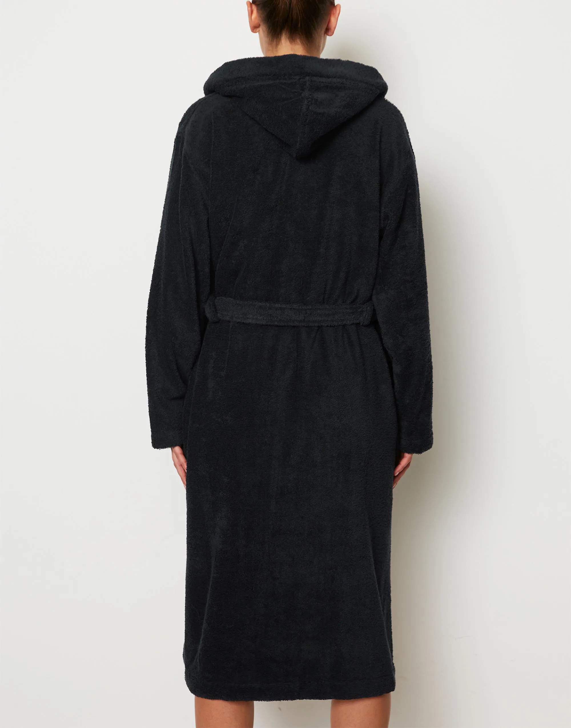 Marc O'Polo Morgenkåber Timeless Damebadekåbe i Dark navy, Str. XXL, 4