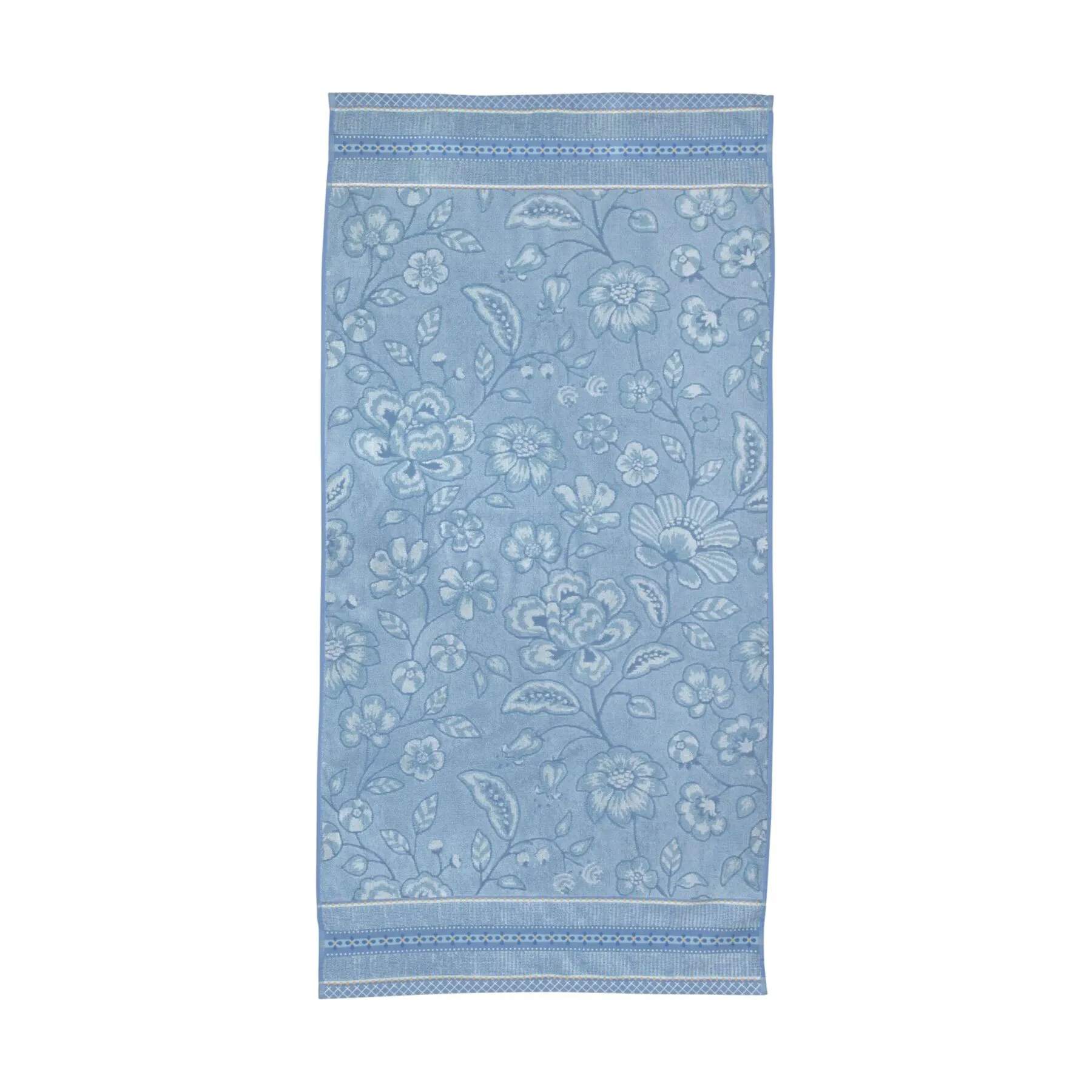 PIP Studio Håndklæder Jasmin Jacquard Håndklæde i Light Blue, B70 x L140 cm, 1