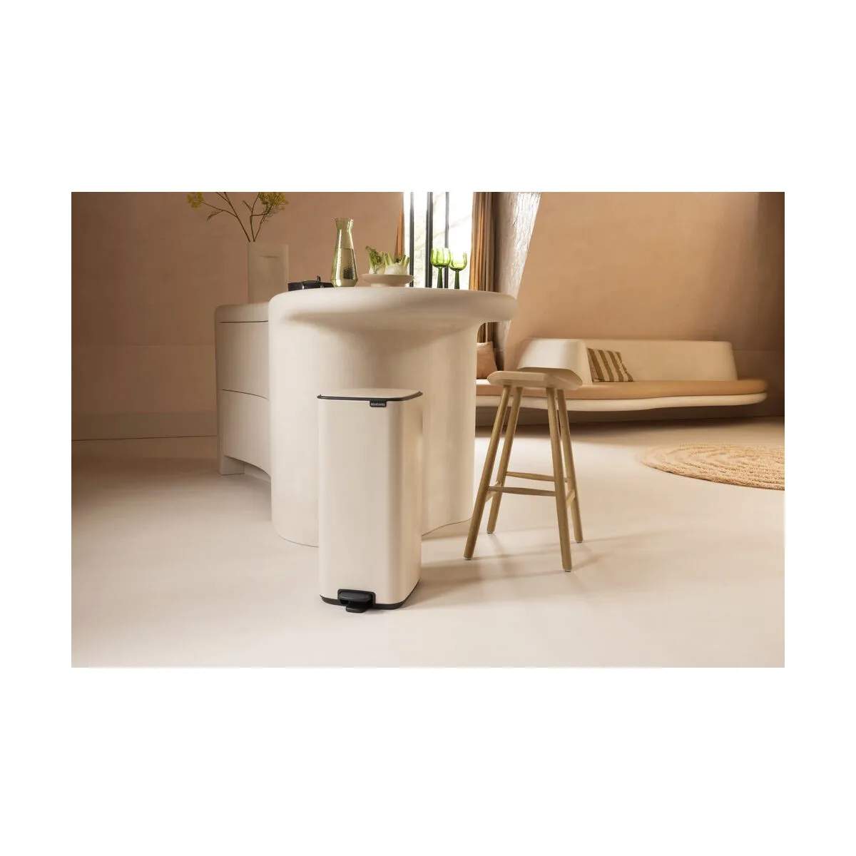 Brabantia Pedalspande Bo Pedalspand i Soft beige, 30 L, 3