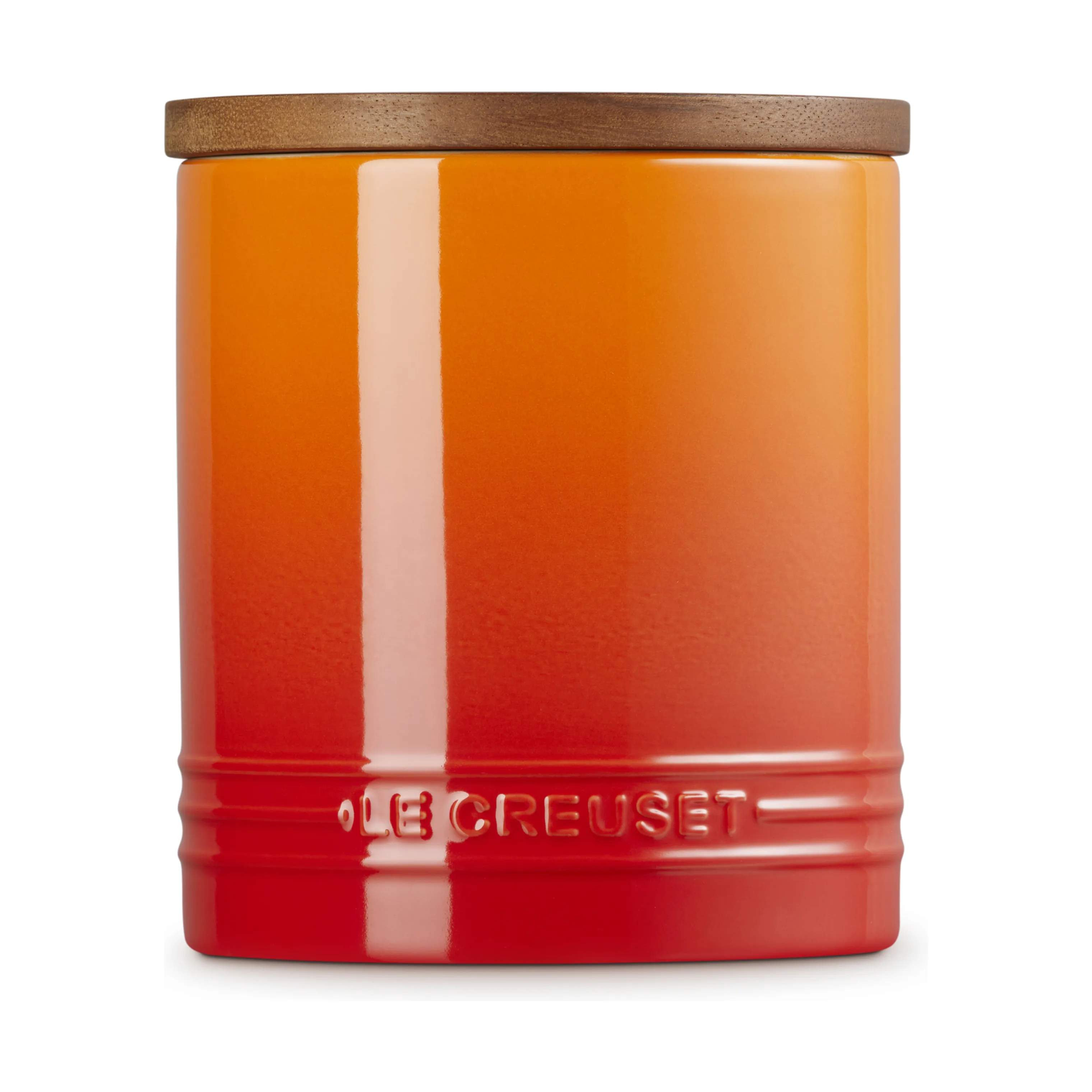 Le Creuset Opbevaringskrukker Signature Opbevaringskrukke m. Låg i Volcanic, 1.1 L, 1