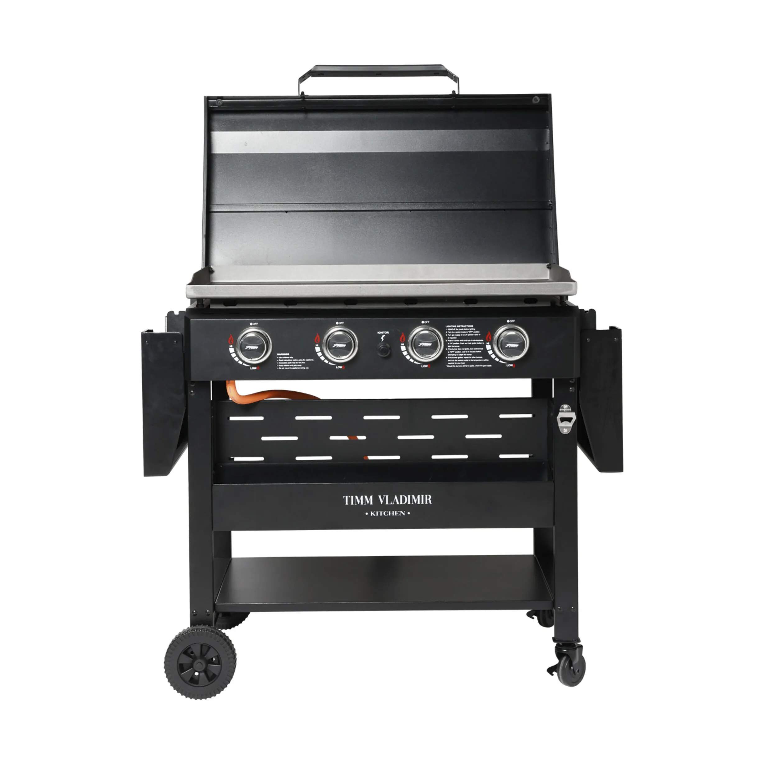 Timm Vladimir Kitchen plancha grill Plancha Gasgrill i sort, 9