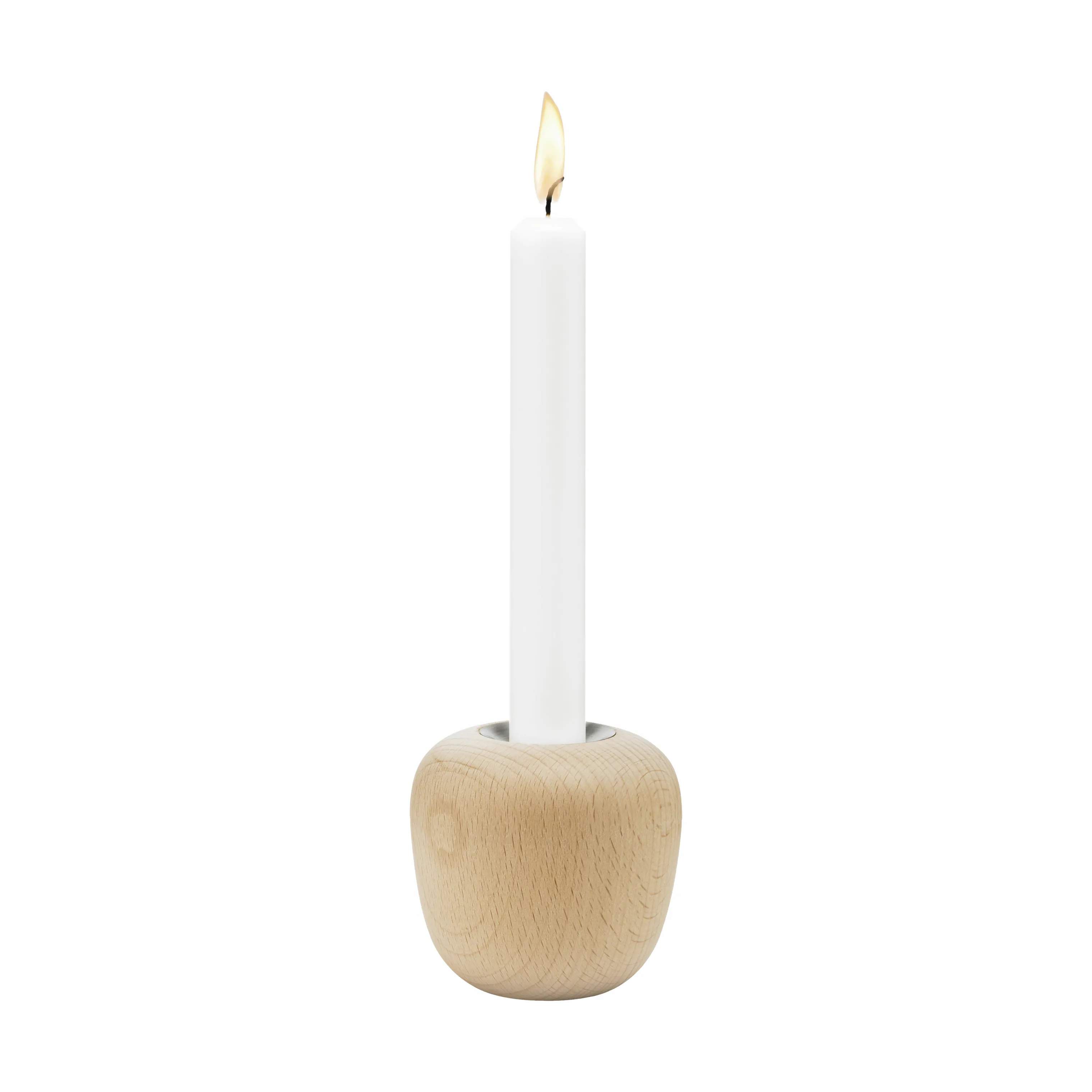 Stelton Kronelysestage Nordic Ora Lysestage i Træ, 8 cm, 3