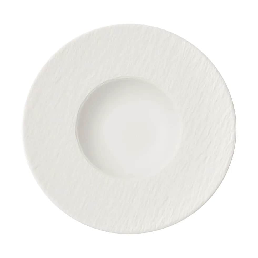 Manufacture Rock blanc Pastatallerken, mat hvid, large