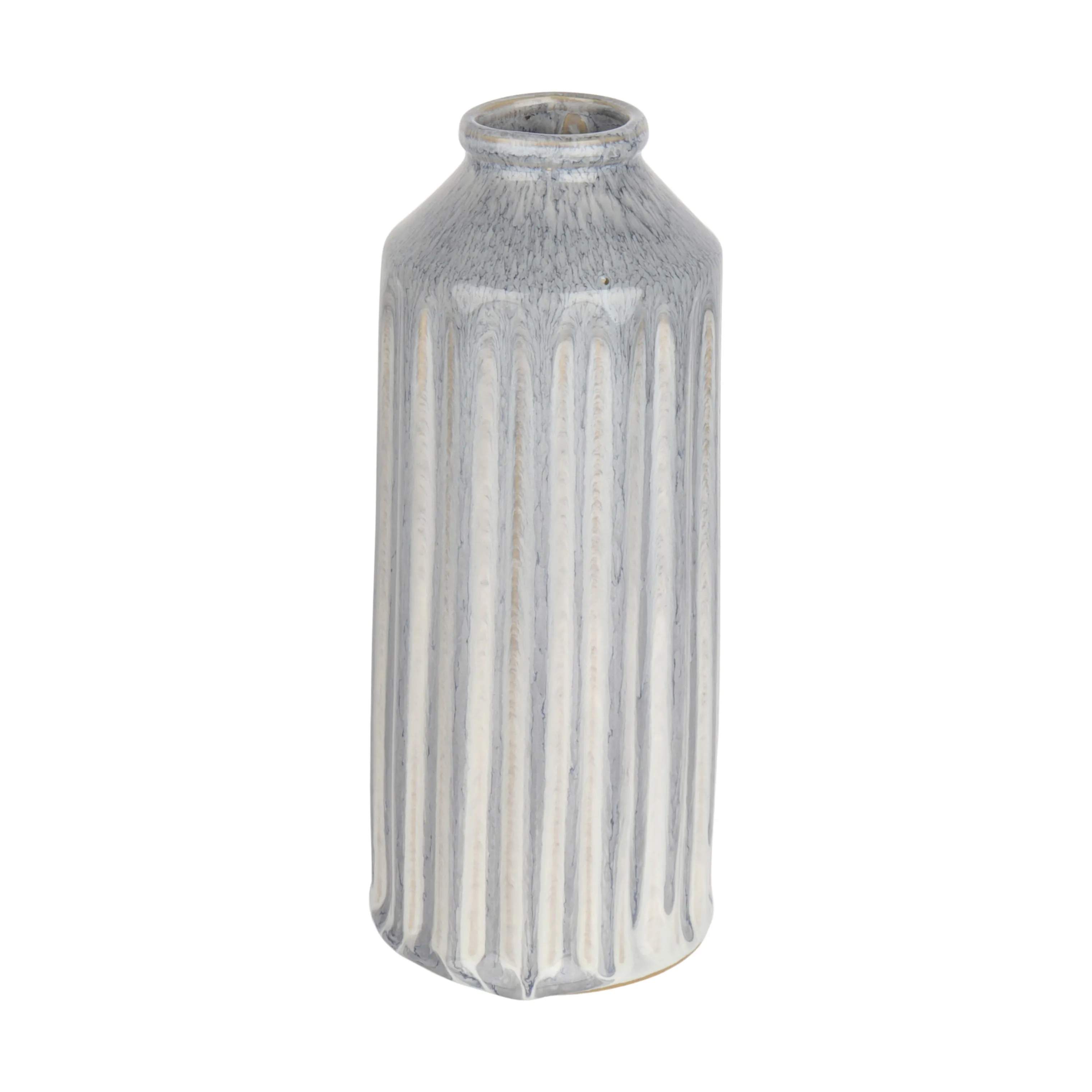 CASA Living Vaser Vase i Reaktiv mørkeblå/hvid, 1