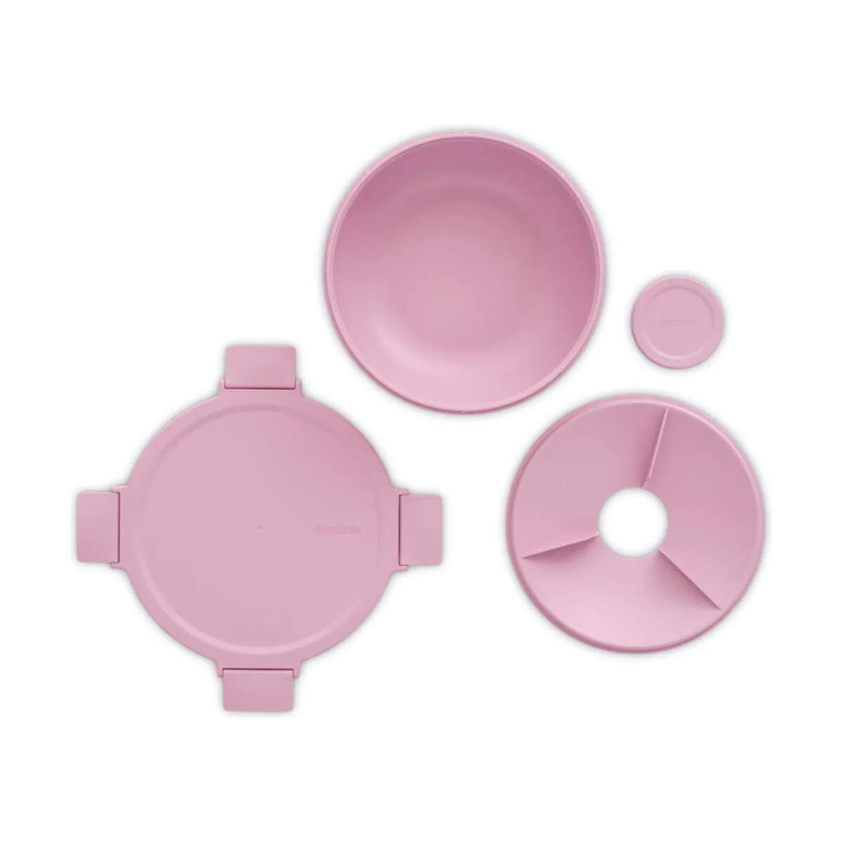Brabantia Madkasser Make & Take Salatskål i Lilac Pink, 1.3 L, 3