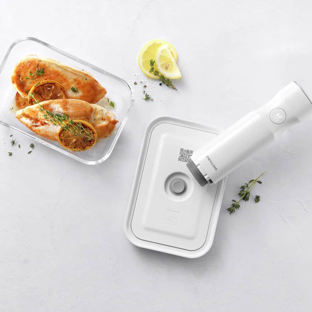 Zwilling Opbevaringsbokse Fresh & Save Vakuumboks i Grå/Klar, 2 L, 2
