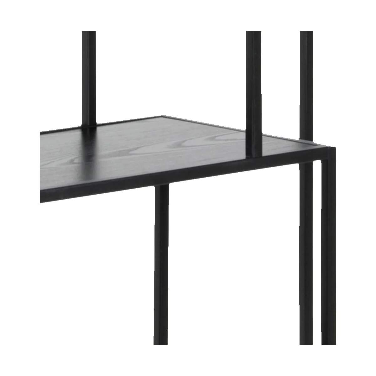 CASA Living Reoler og tilbehør Seaford Reol i Sort, 185 cm, 4