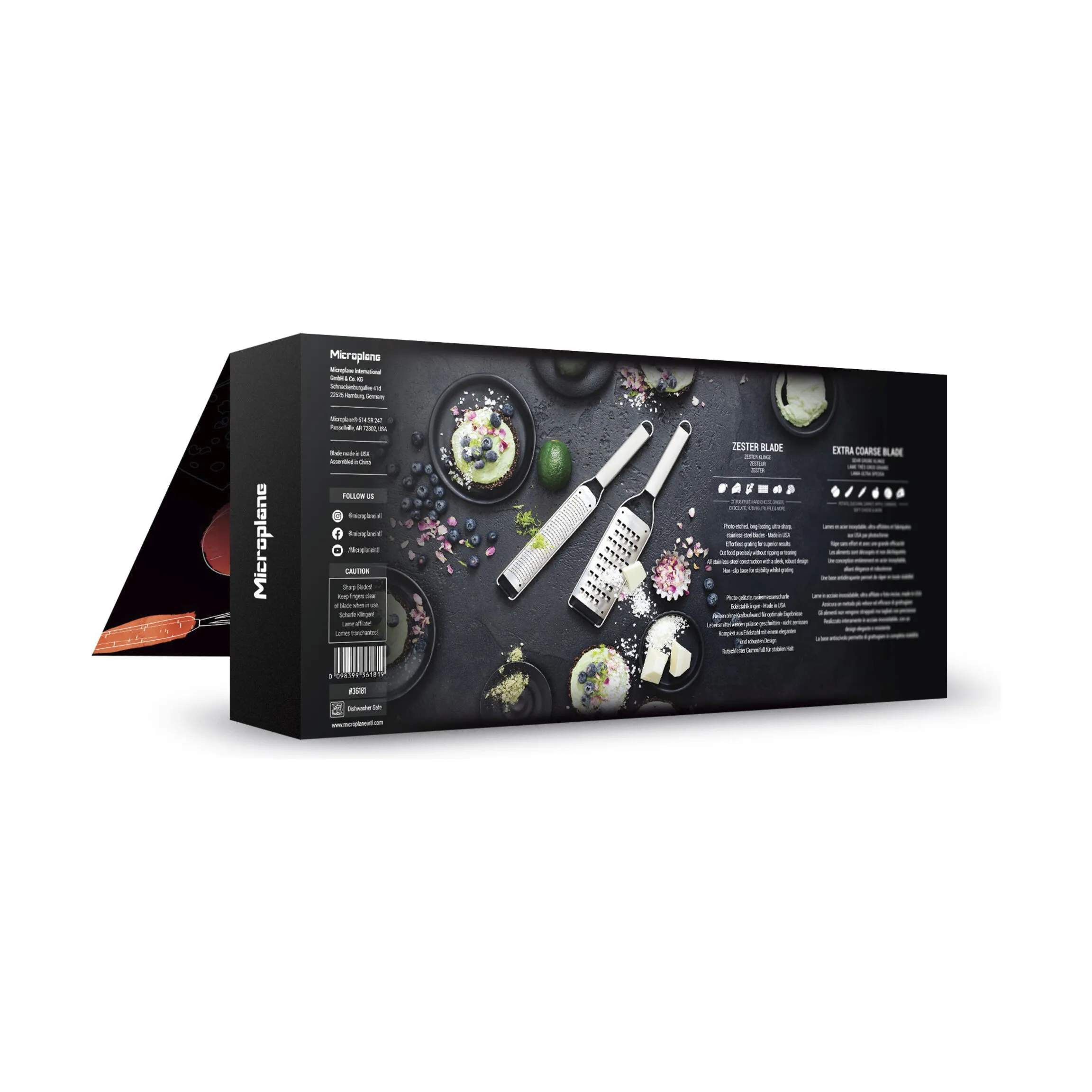 Microplane Rivejern Professional Rivejernsæt - 2 stk. i Stål, 8