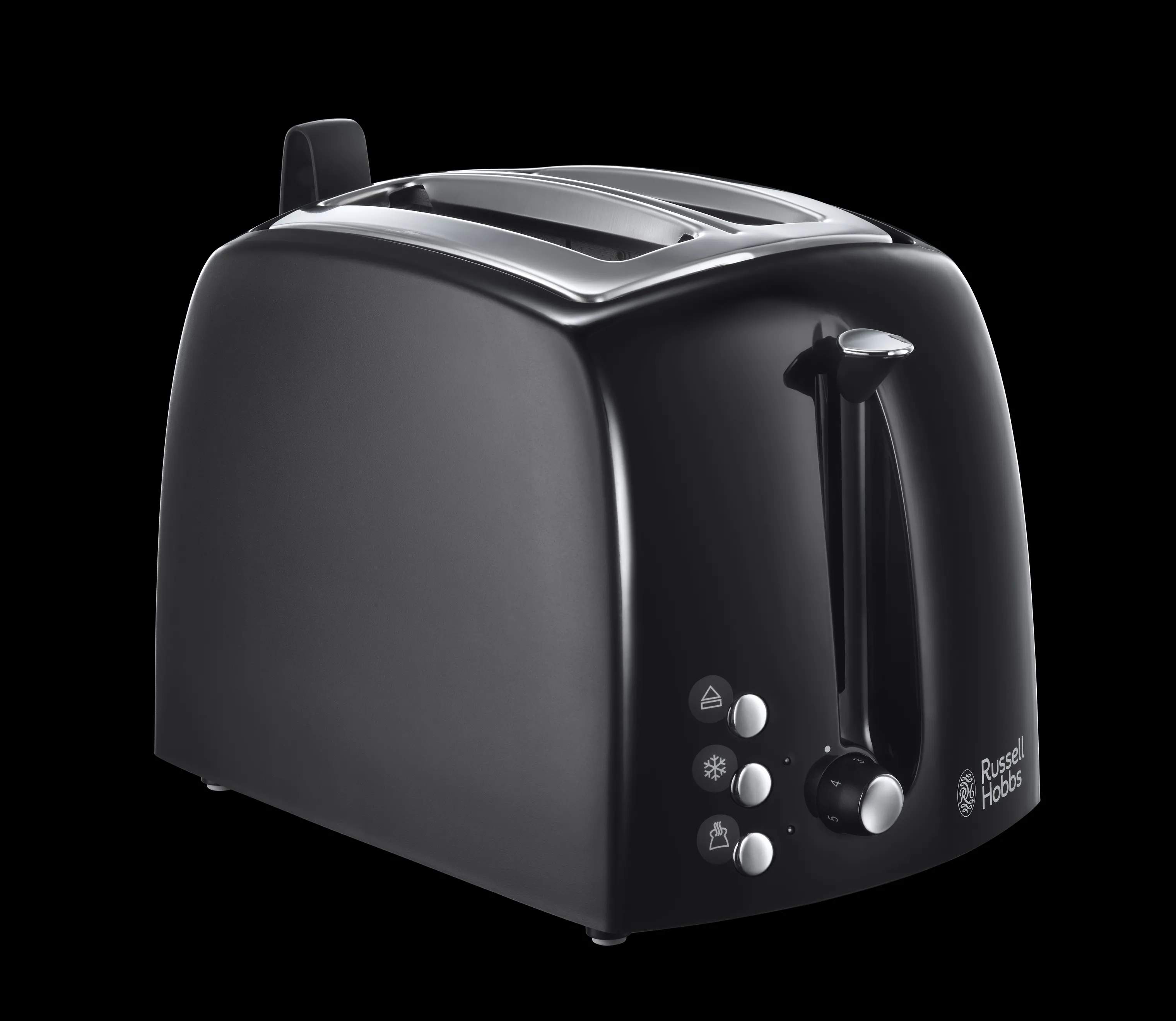 Russell Hobbs Brødristere Textures Plus+ Textures Plus Brødrister i Sort, 3