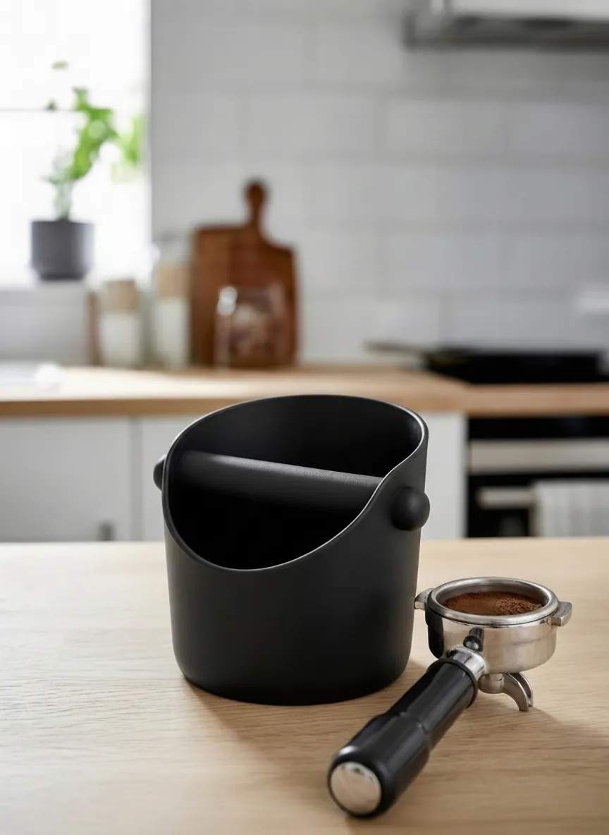 Cook & Baker Baristaudstyr Knock Box i Sort, 2