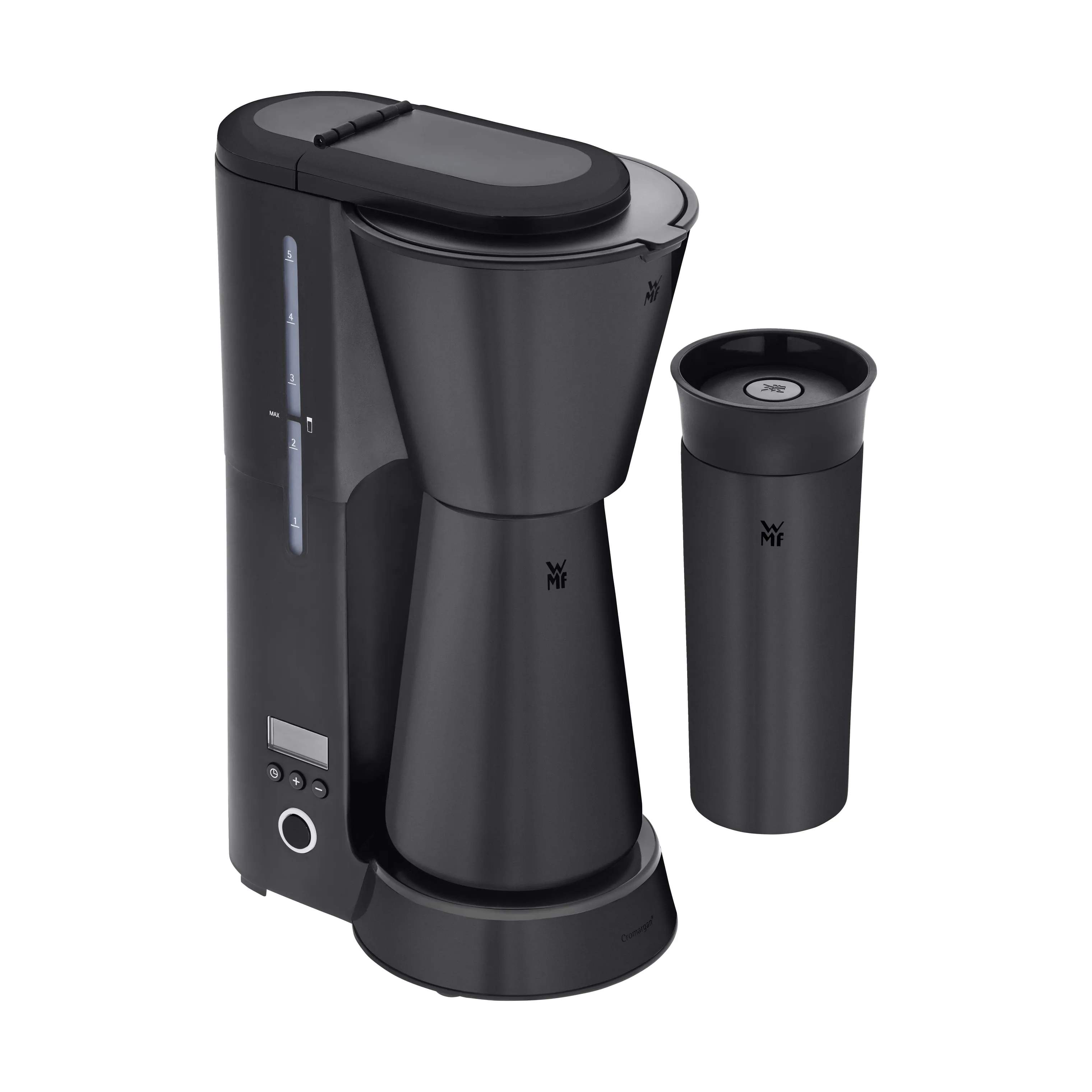 WMF Kaffemaskiner KitchenMinis Thermo+2Go Kaffemaskine i Deep Black, 1