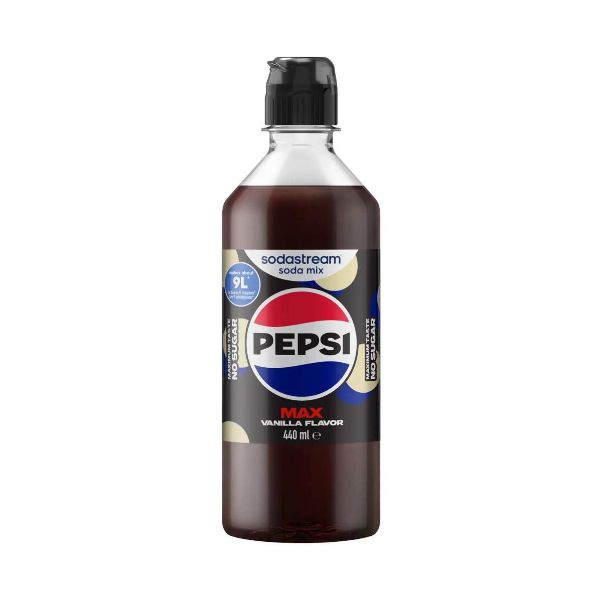 SodaStream Smagskoncentrater Sirup - Pepsi Max Vanilla i Klar, 1