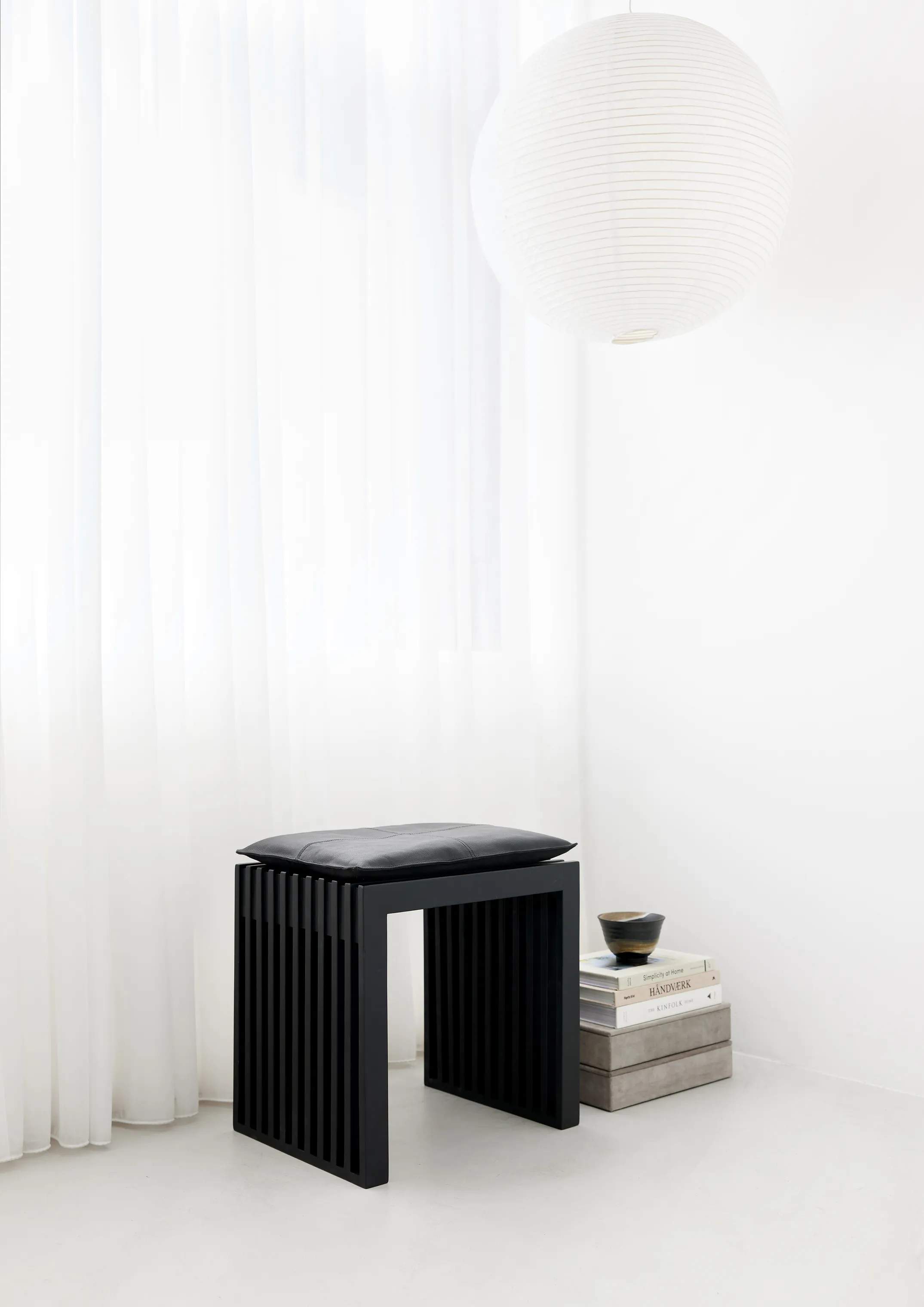 cinas Skamler Rib Skammel inkl. sort hynde i Sort/sort, 3