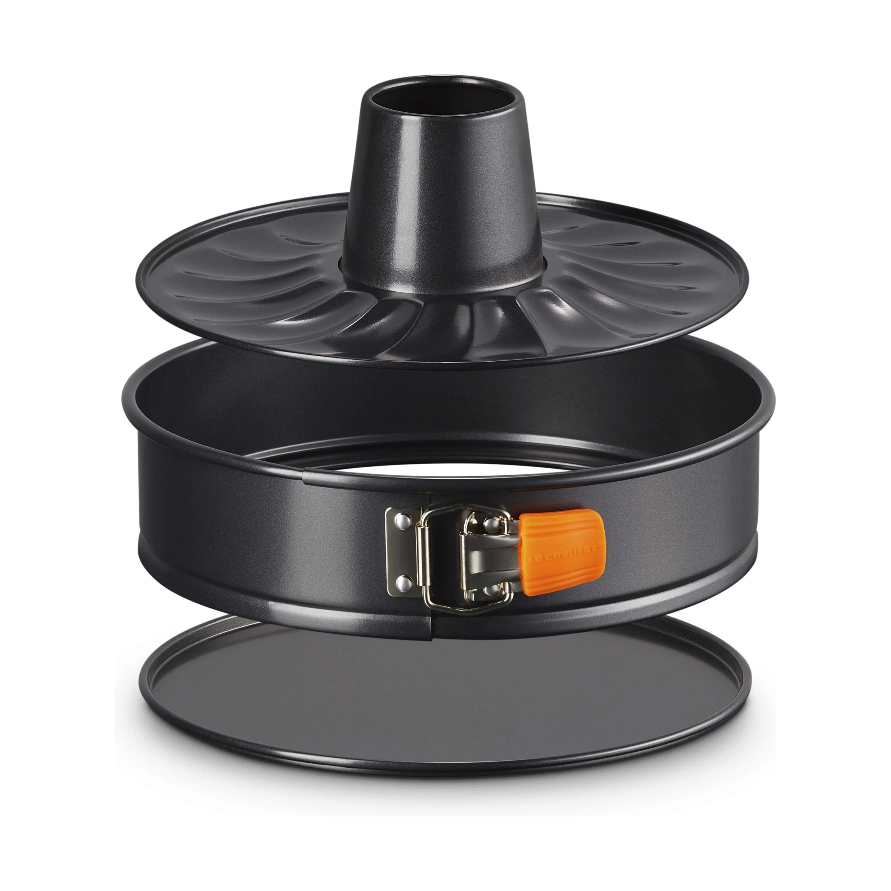 Le Creuset Springforme Spring- og randformsæt i Sort, 26 cm, 2
