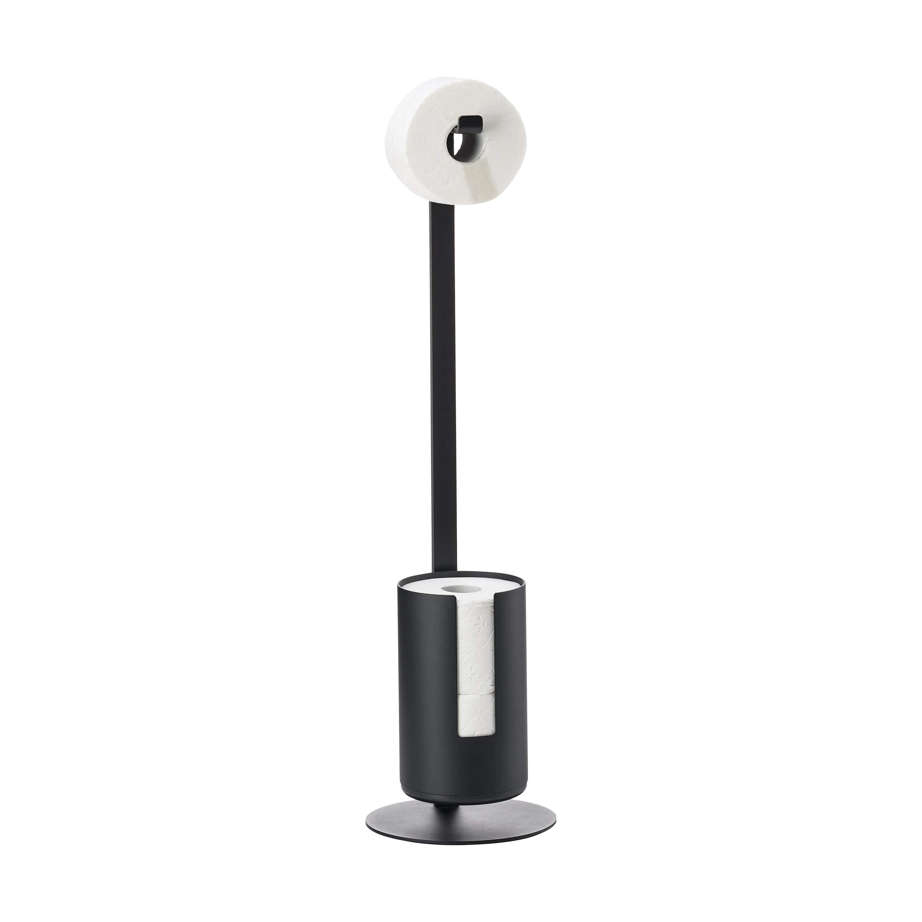 Zone Tilbehør til bad Rim Toiletrulleholder i Sort, 4