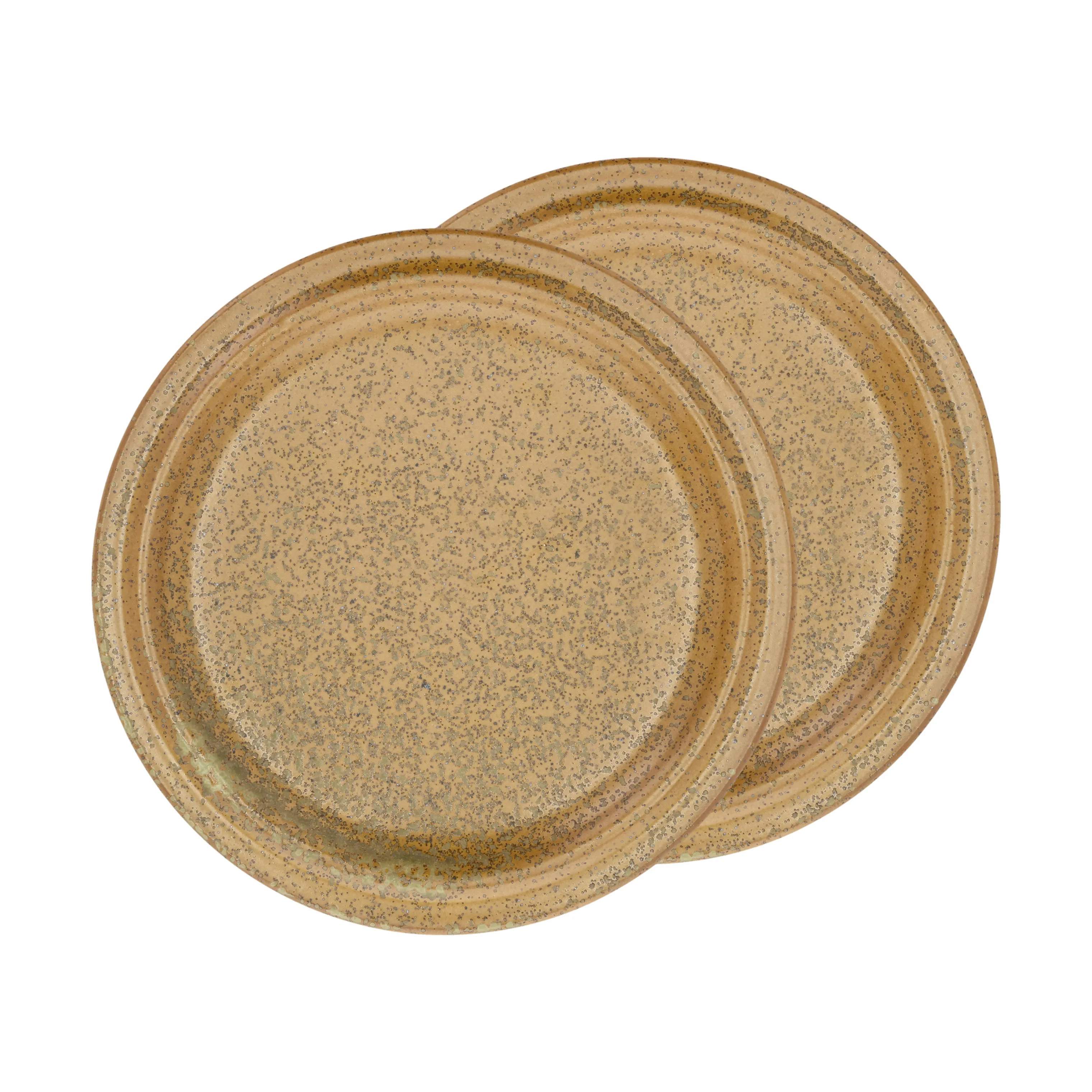 Evig Frokosttallerken - 2 stk., amber, large
