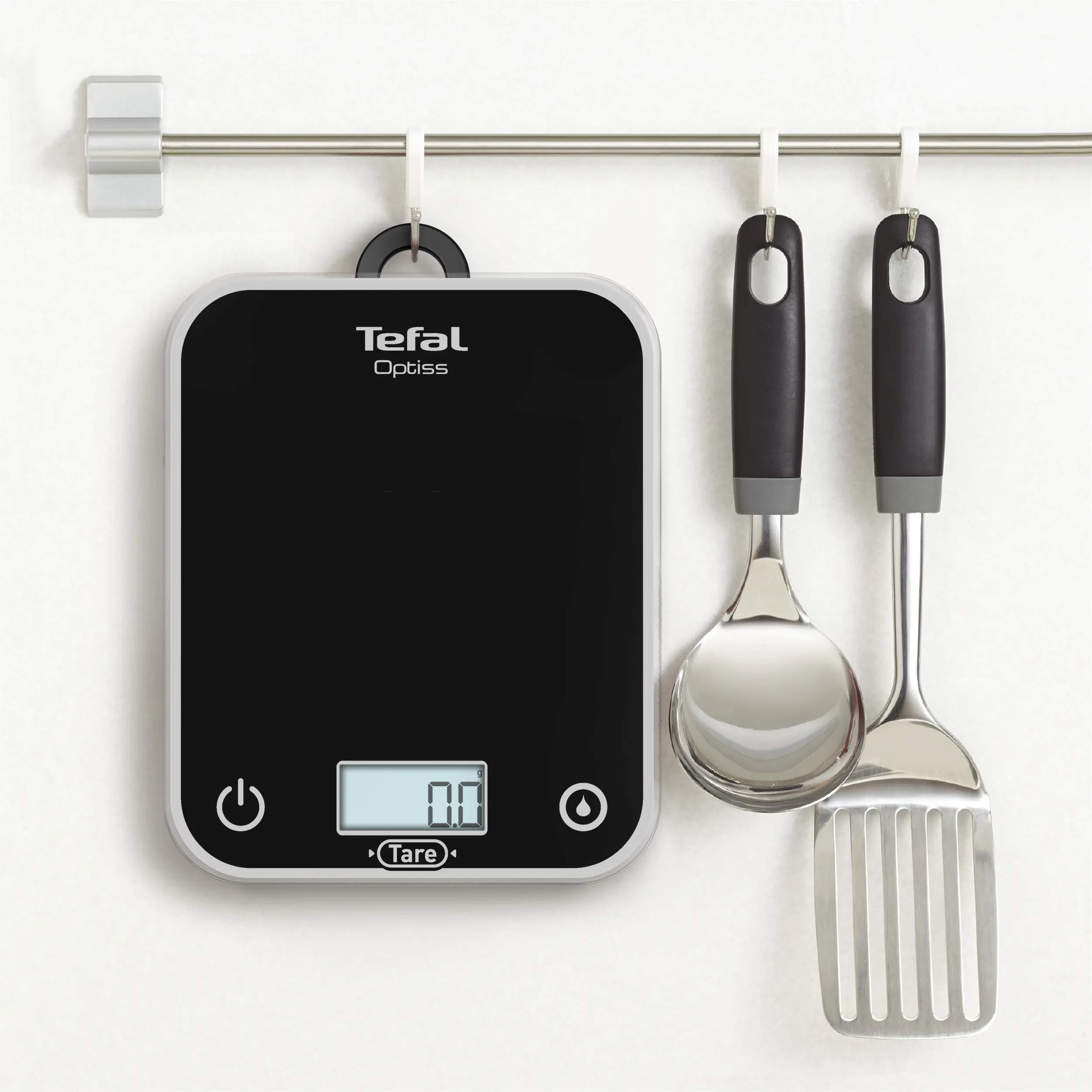 Tefal Bagevægte Køkkenvægt Optiss i Sort, 2