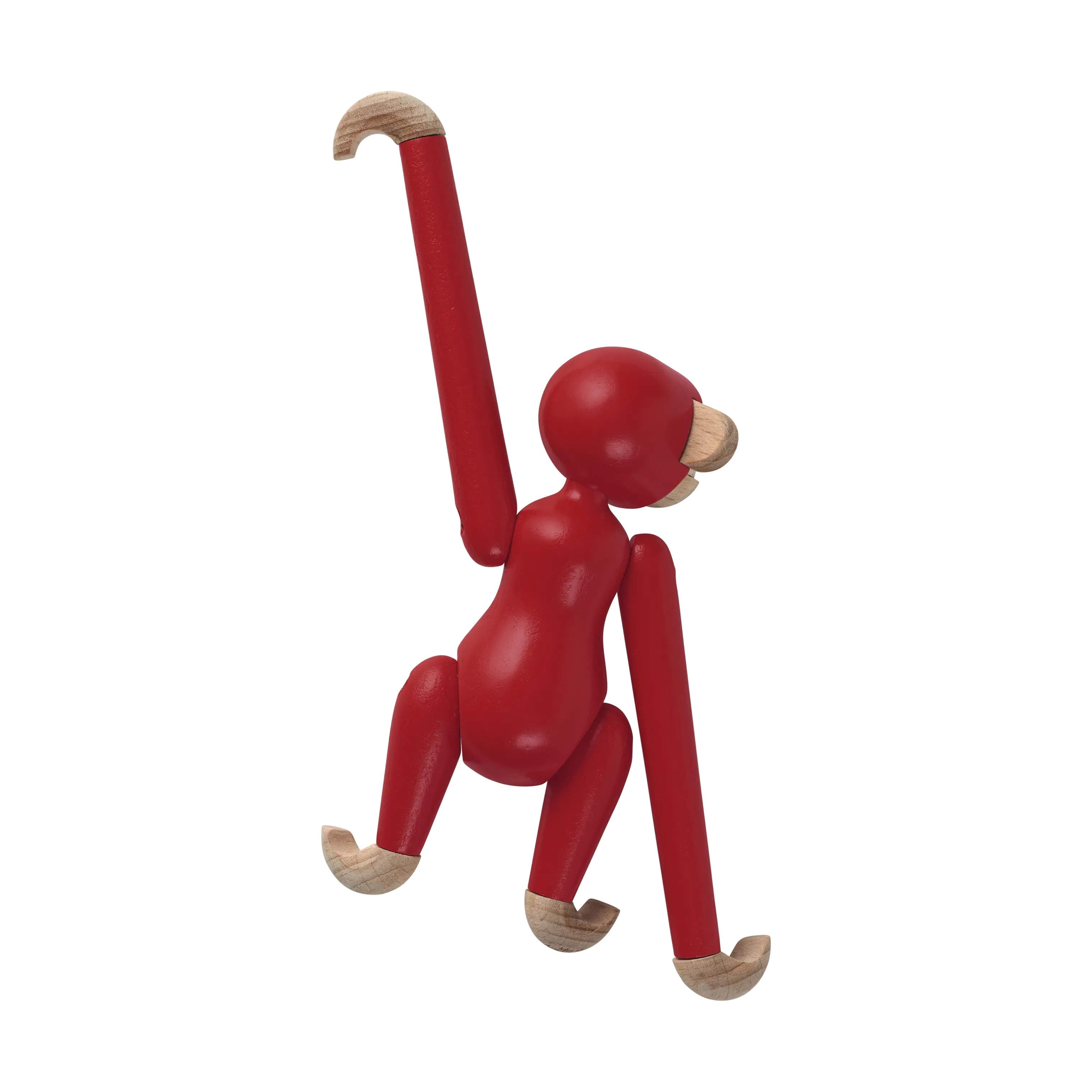 Kay Bojesen Dyrefigurer Monkey Abe - Mini i Rød, 3