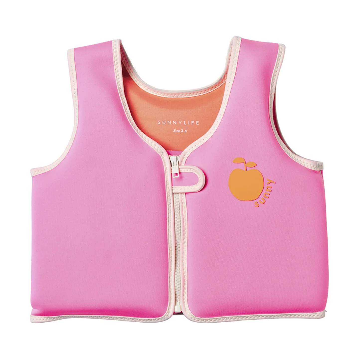 Sunnylife Badeudstyr Poppy The Peach Svømmevest i 3-6 år, 1