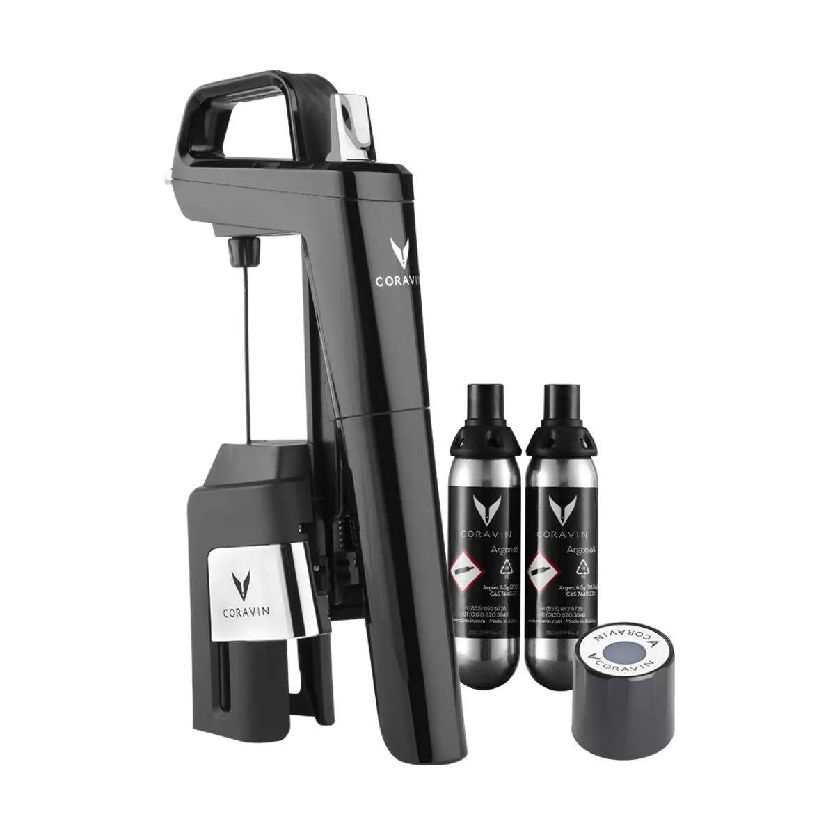 Coravin Vinpumper Timeless Six+ Vinsystem i Piano Black, 5
