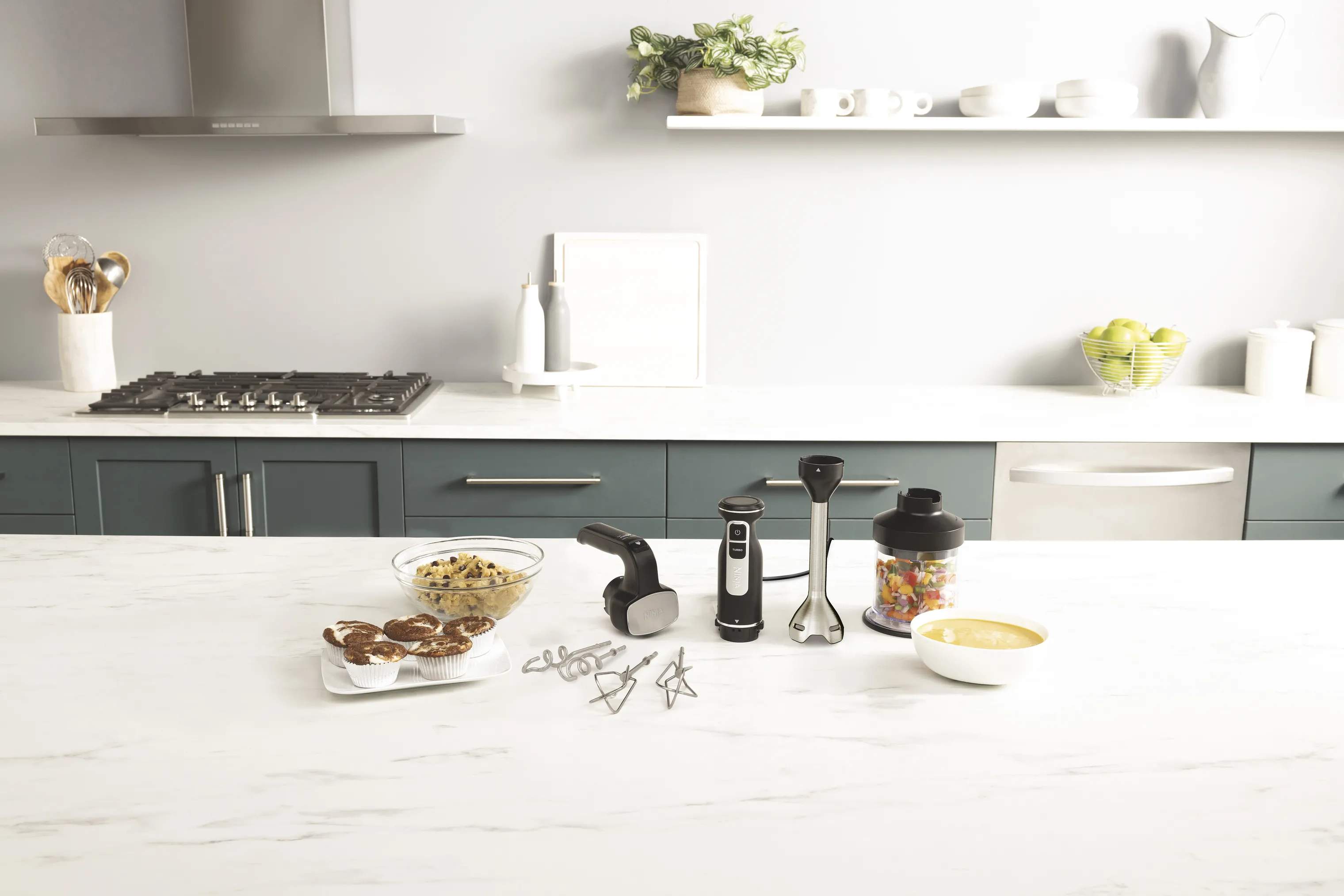 Ninja Håndmixere Foodi 3-i-1 Flip Blender i Sort, 2