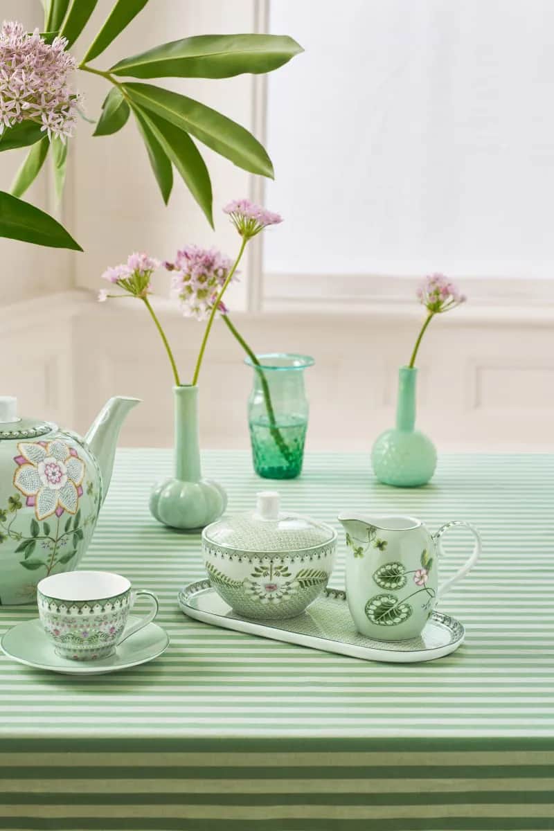 PIP Studio Mælke- og flødekander Lily & Lotus Kande i Lysegrøn, 2