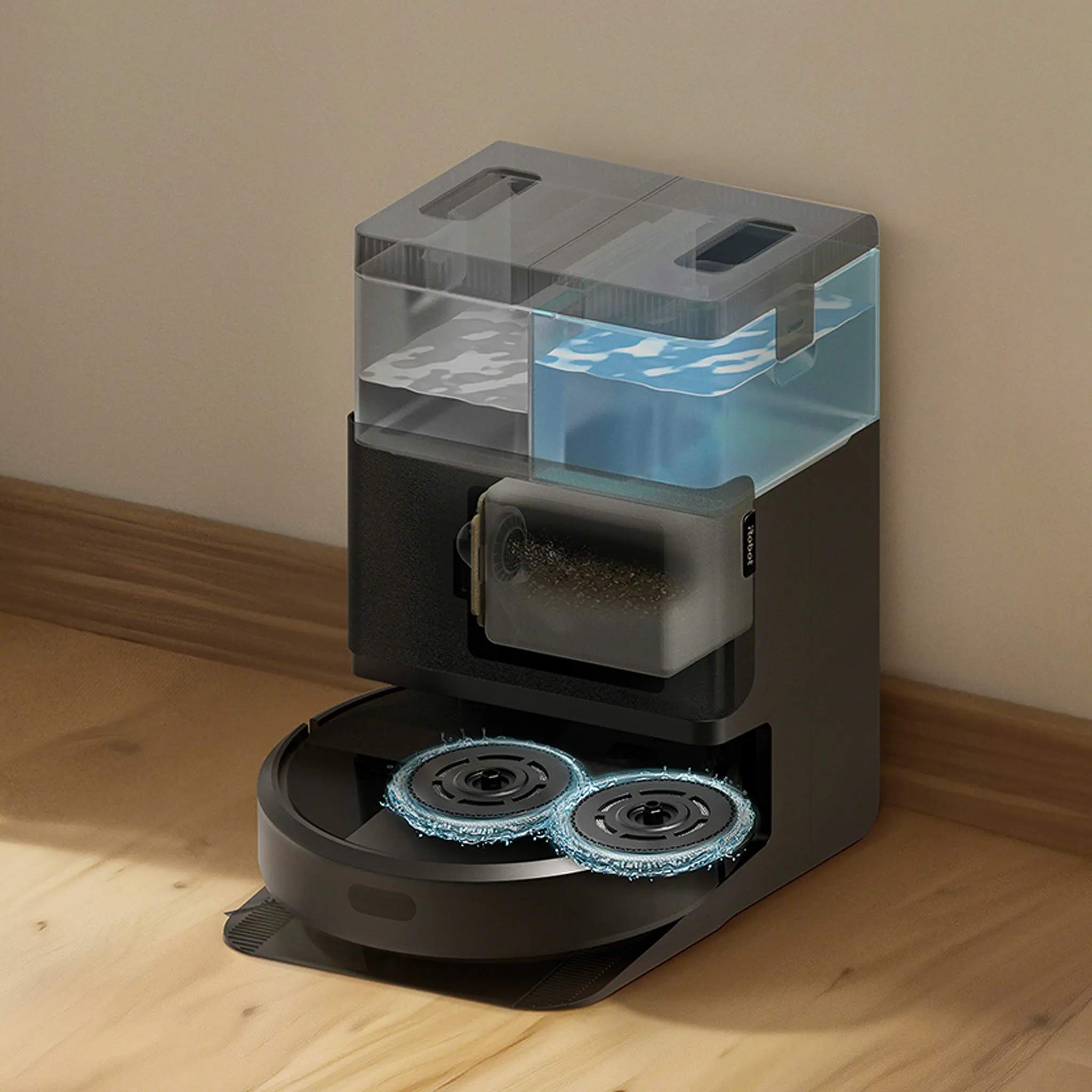 iRobot Robotstøvsugere Roomba Combo 405 Plus Robotstøvsuger i Sort, 3