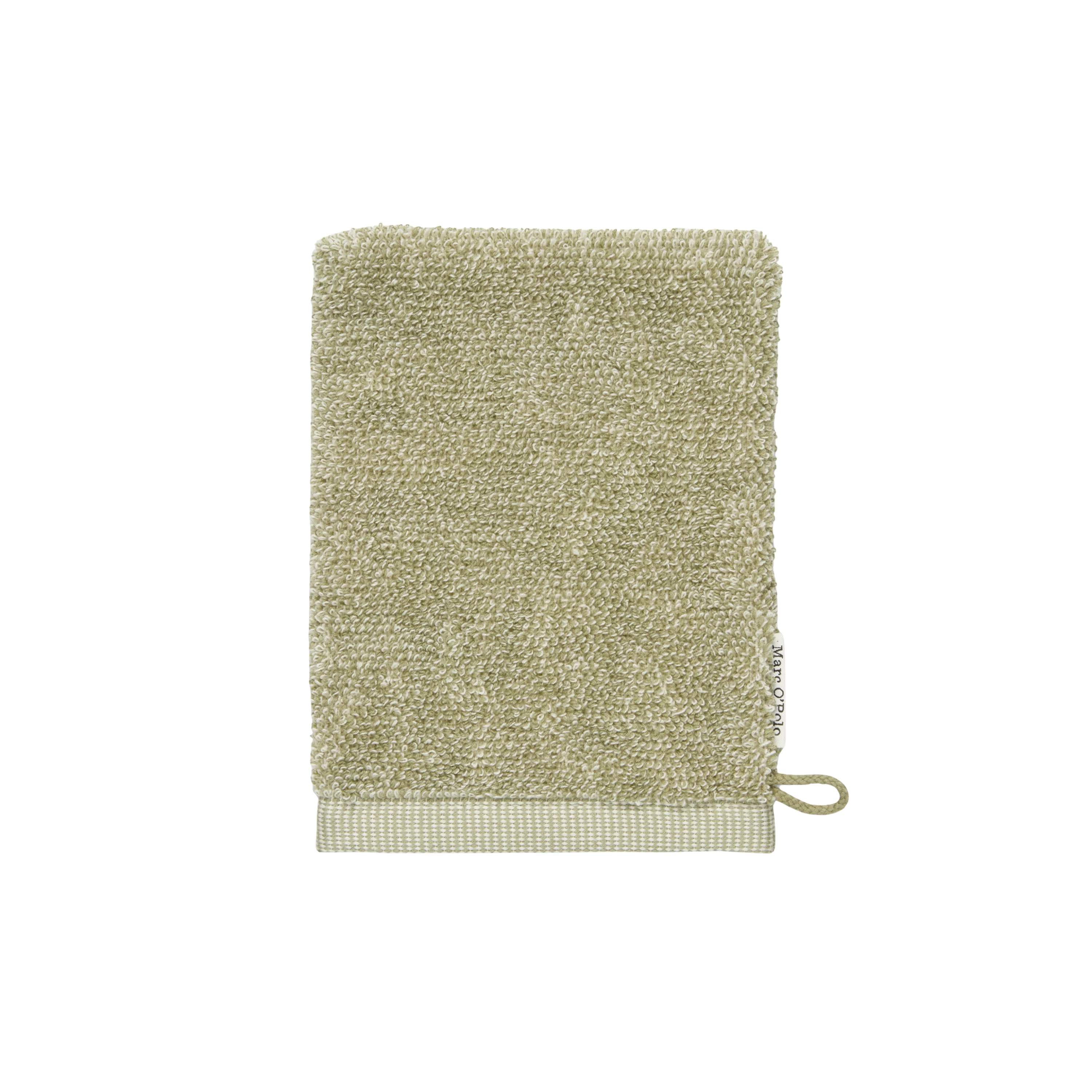 Marc O'Polo Vaskeklude Timeless Melange Vaskeklud i Grøn, 1
