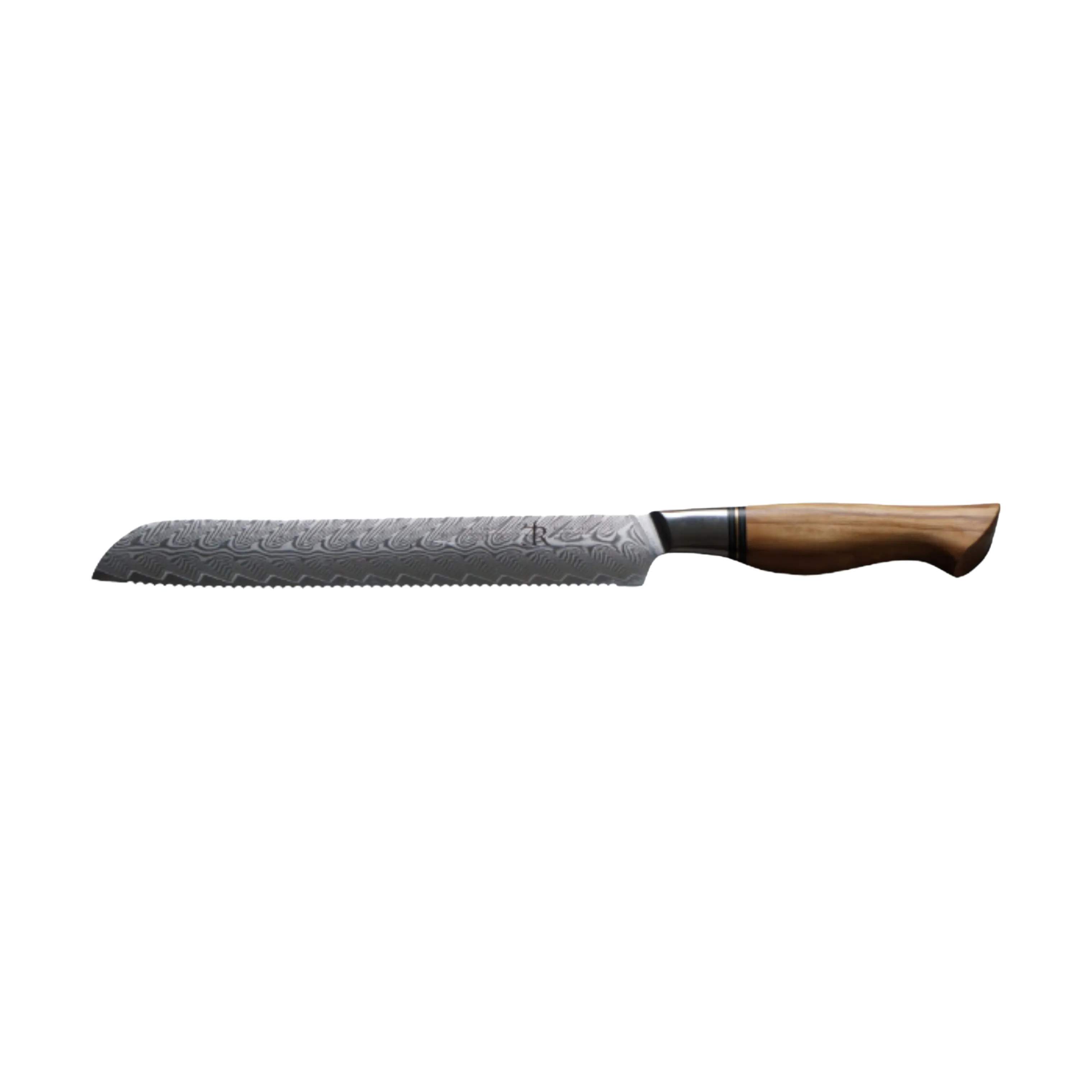 Ryda Knives Brødknive ST650 Brødkniv i rustfrit stål/brun, 1