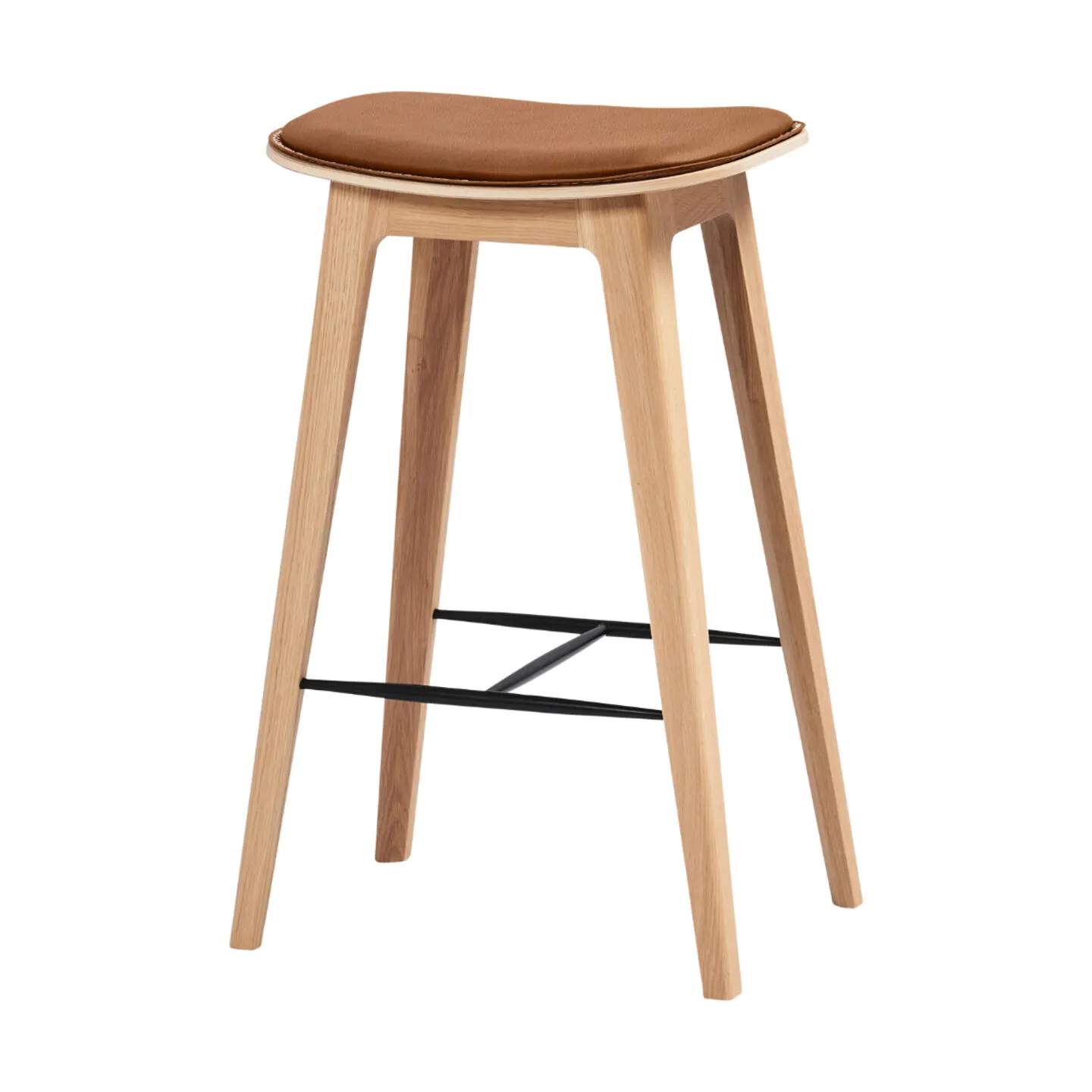 SACKit Barstole Nordic Barstol i Brun, 68,5 cm, 1