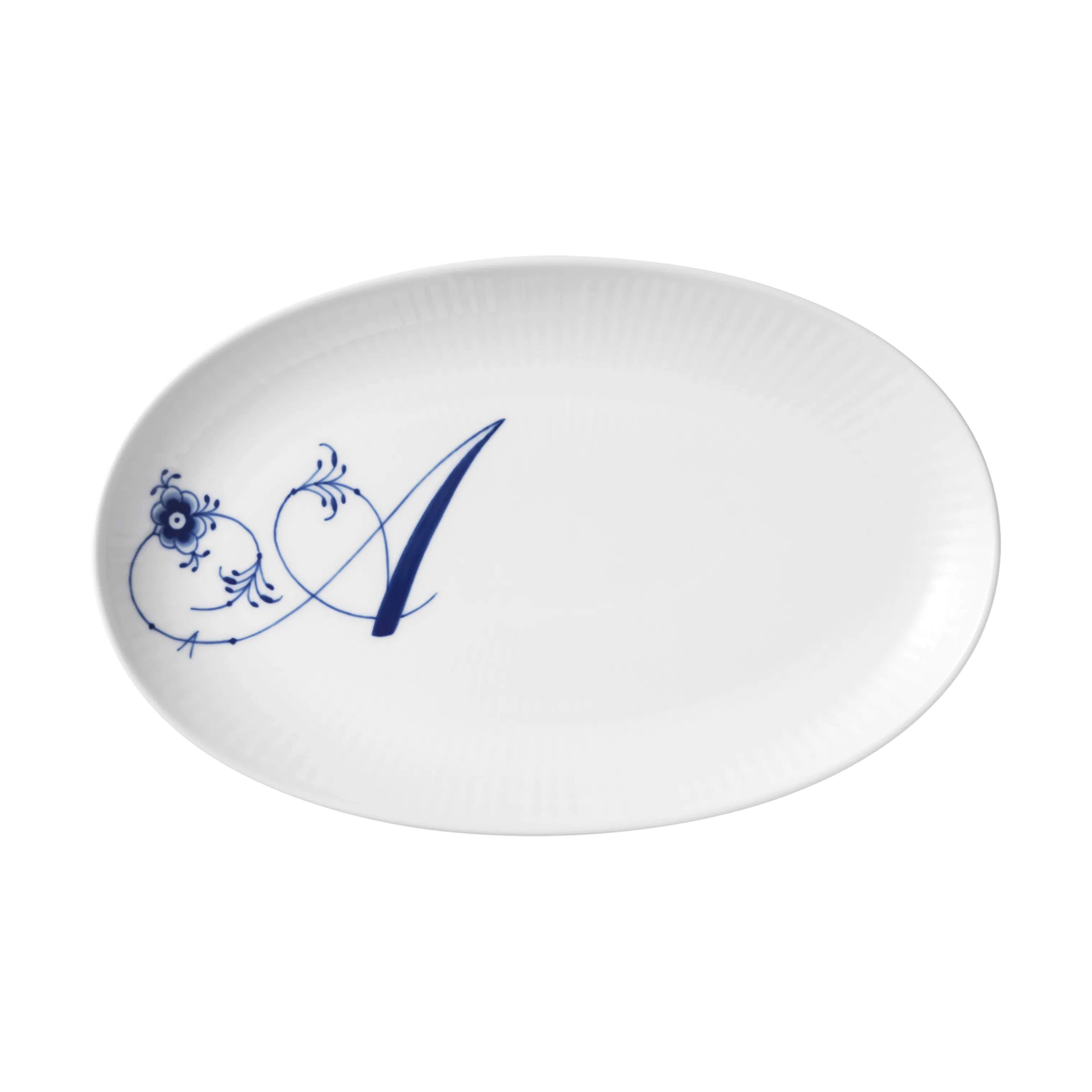 Royal Copenhagen Frokosttallerkener Alfabet kollektion Tallerken - A i A tallerken, 1