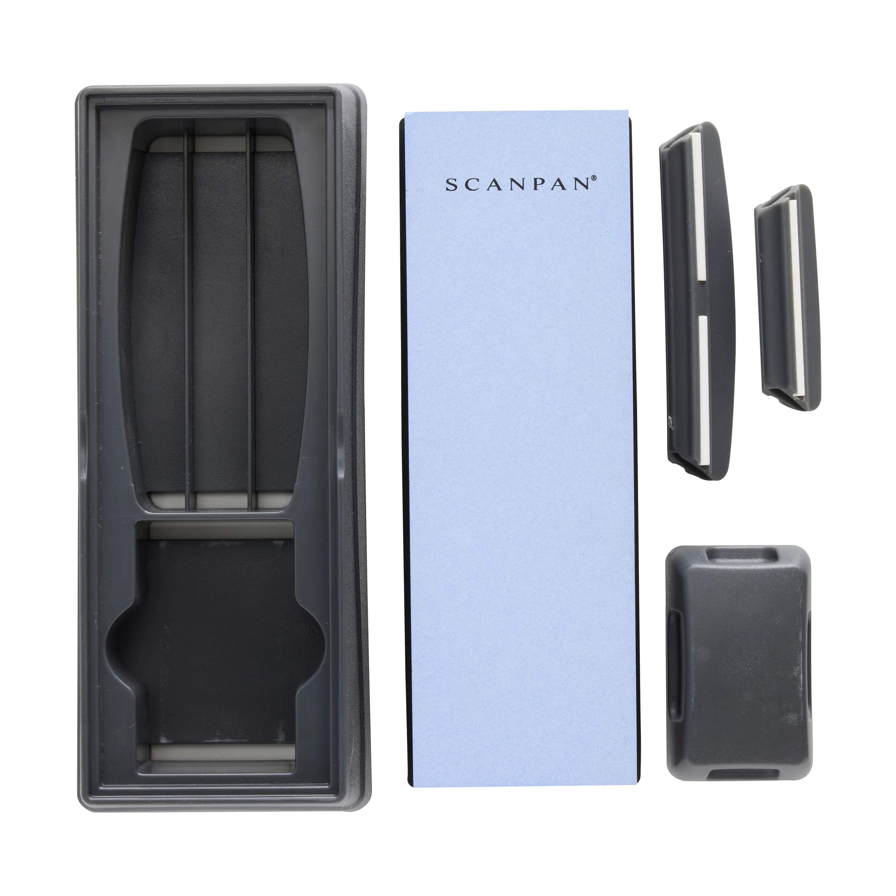 Scanpan Knivslibere StaySharp Slibestensæt - 6 dele i Grå, 3