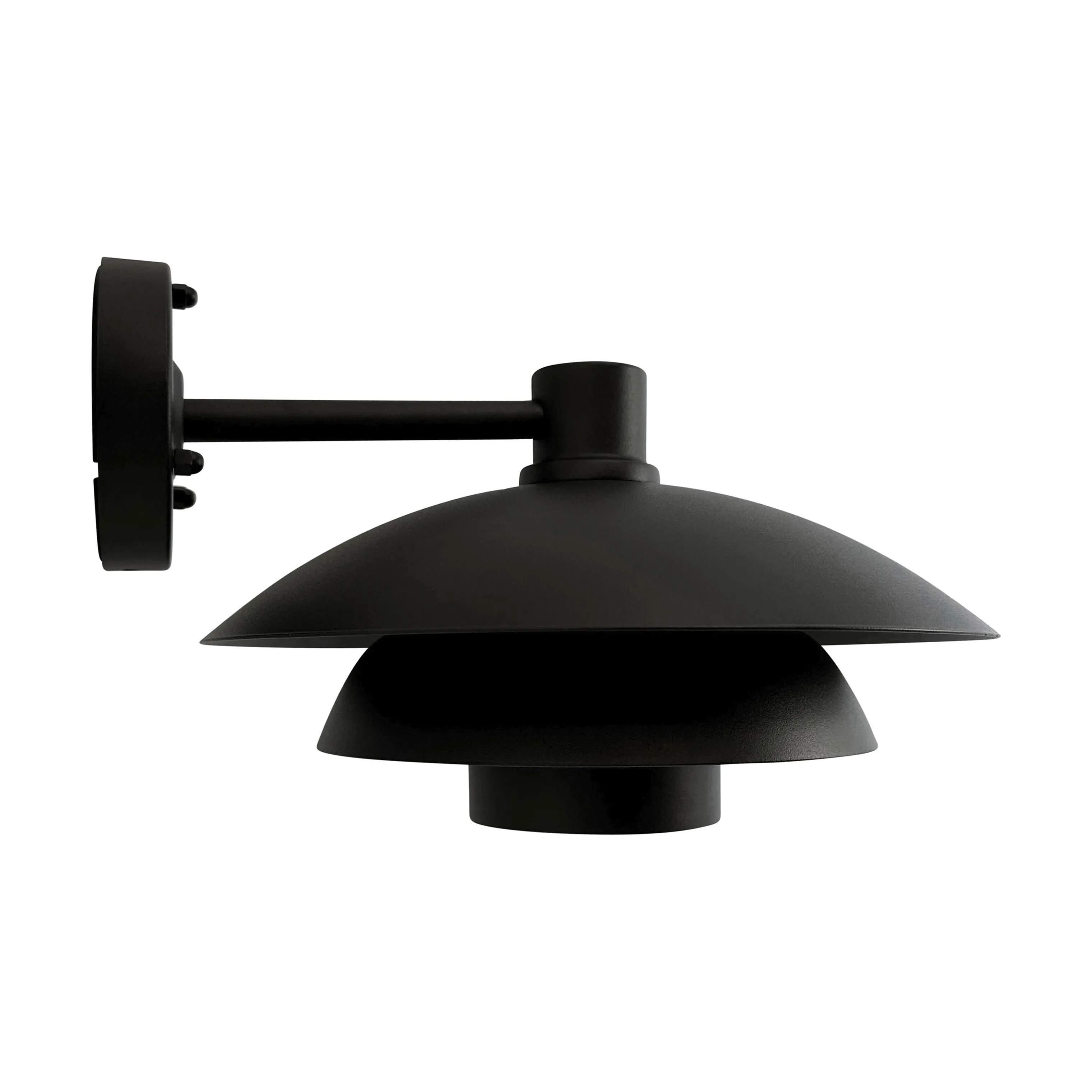 Dyberg Larsen Udendørs væglamper Morph Udendørs Væglampe i Sort, 30 cm, 1