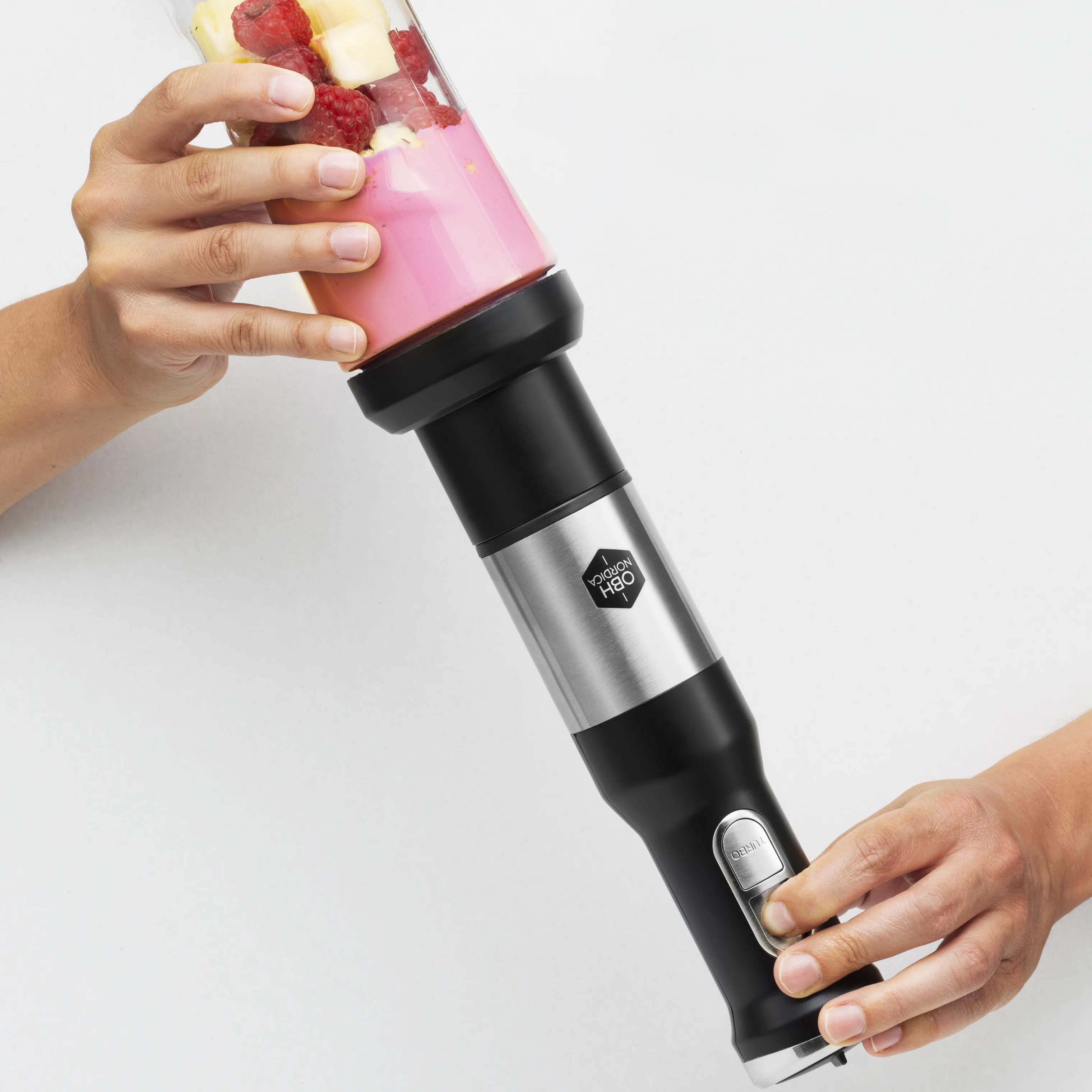 OBH Nordica Stavblendere Presision Mix 2-i-1 Stavblender i Black & Silver, 5