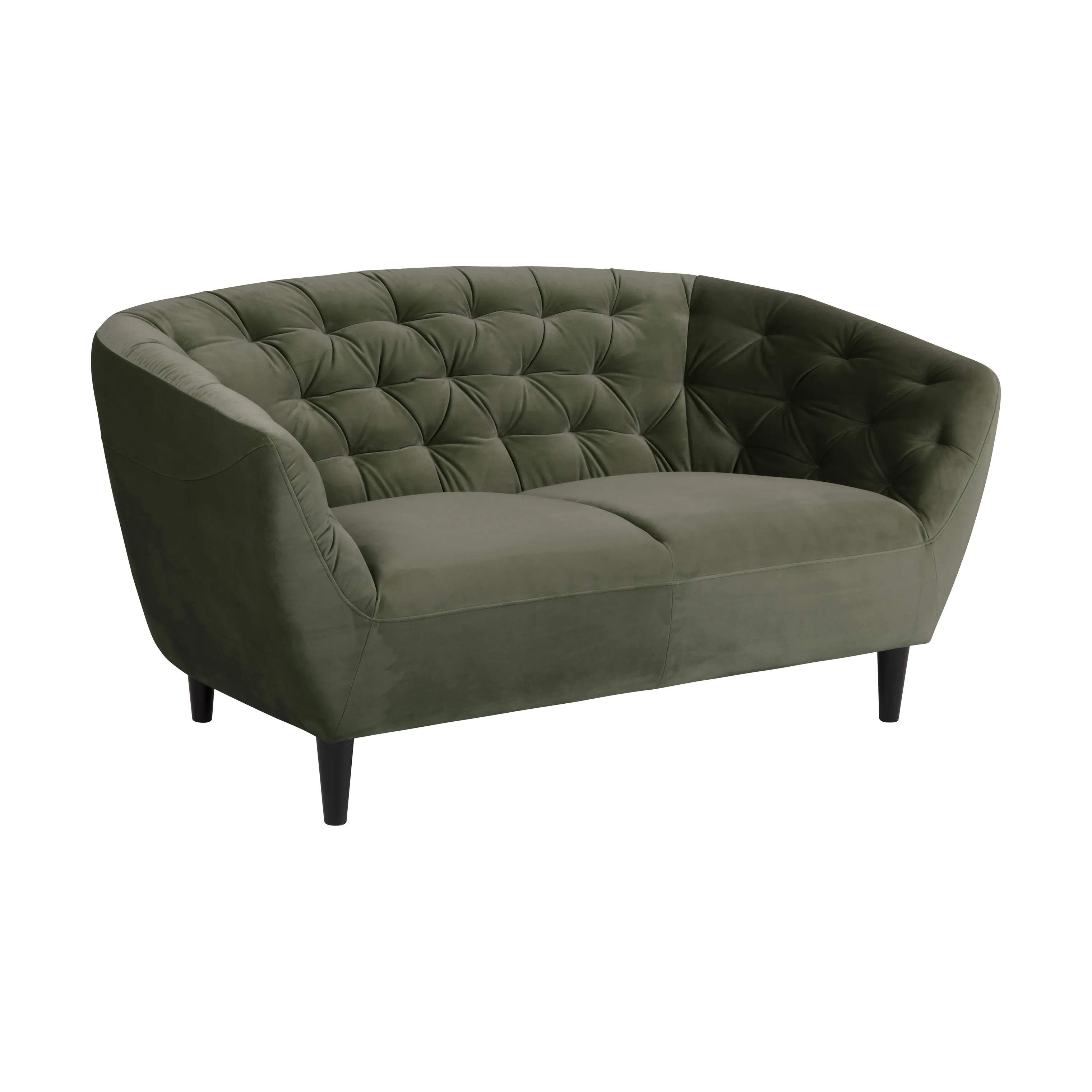 CASA Living Sofaer Ria Sofa i Grøn, 150 cm, 4