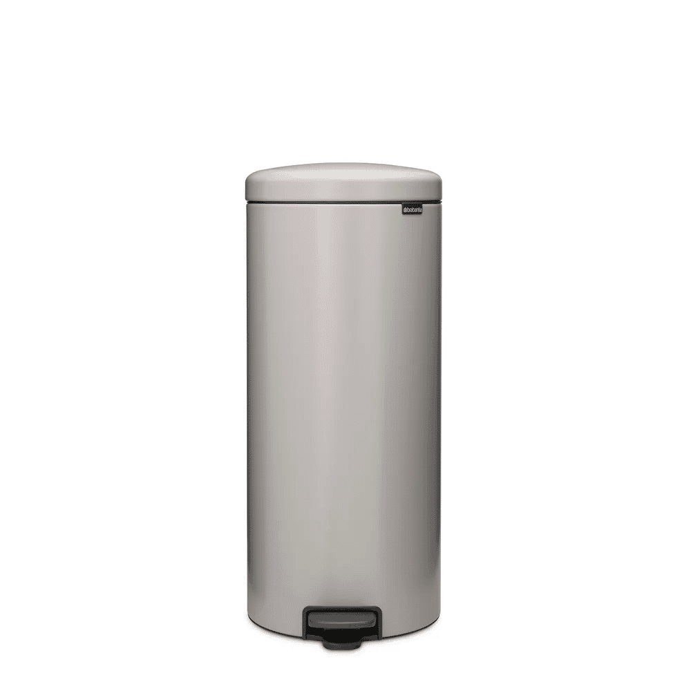 Brabantia Toiletspande NewIcon Pedalspand i Soft Grey, 30 L, 1