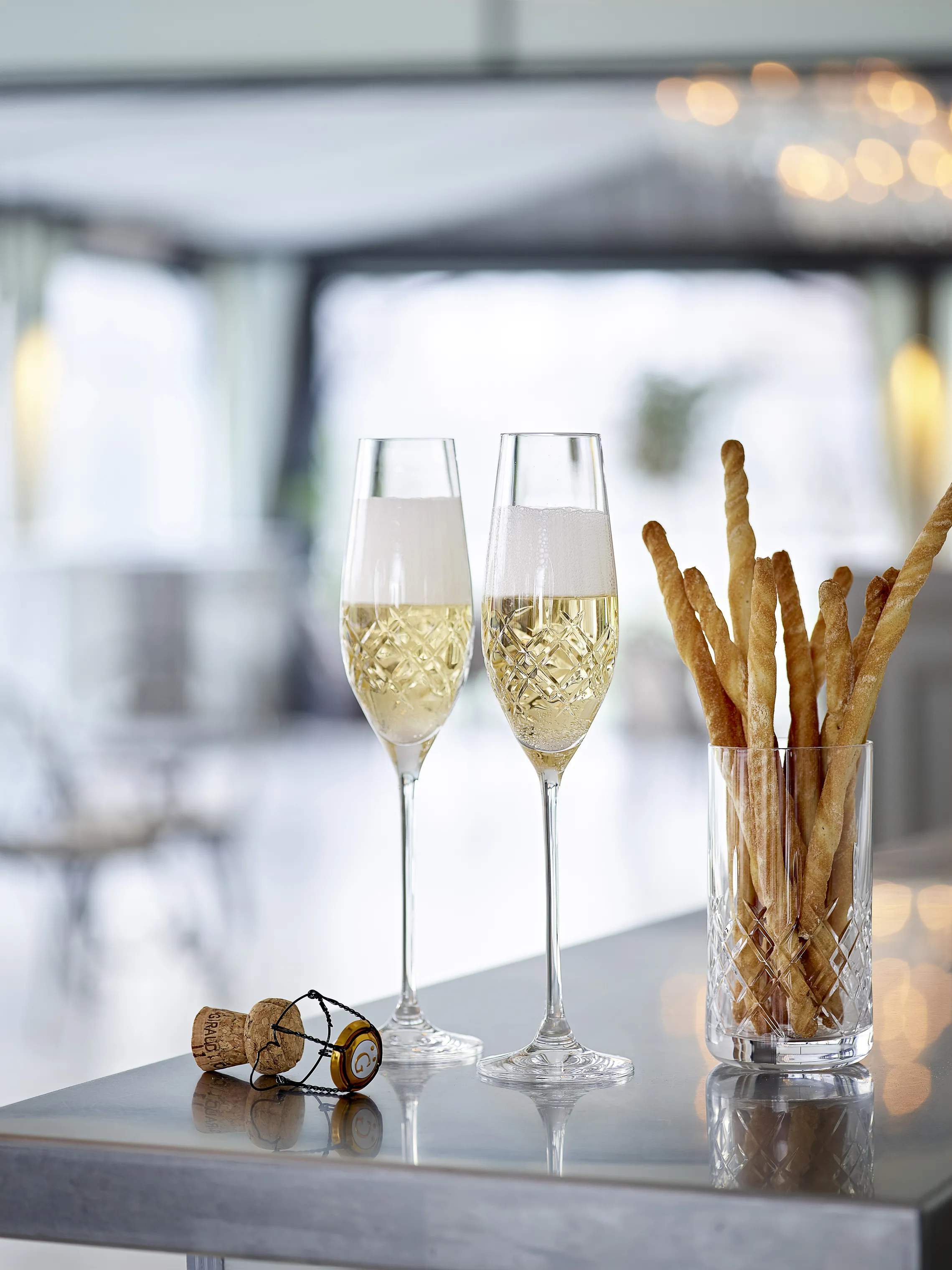 erik bagger a/s Champagneglas XO Champagneglas - 2 stk. i Klar, 21 cl, 3