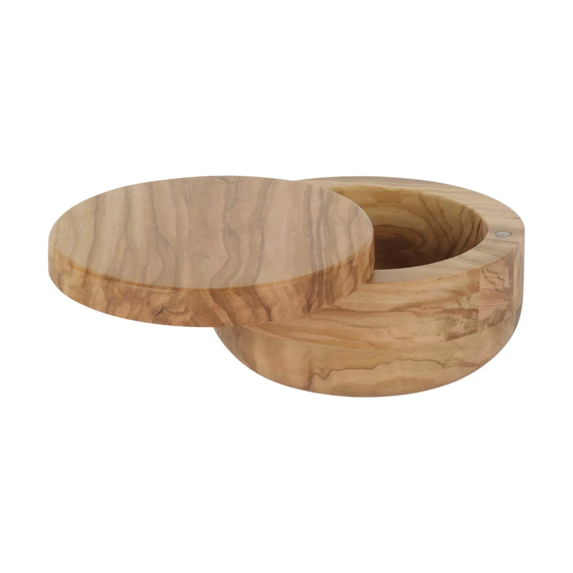 Cook & Baker Saltkar Premium Saltkar med låg i Oliventræ, 2
