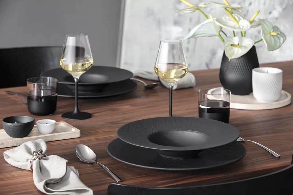 Villeroy & Boch Serveringsfade Manufacture Rock Serveringsfad i 31,7 cm, 3