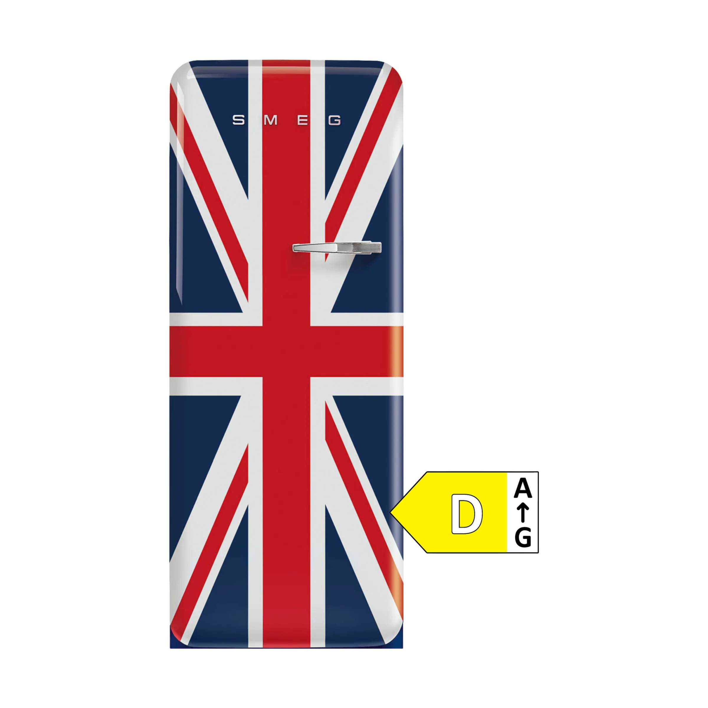 Smeg Køleskabe 50's Style Kølefryseskab i Union Jack, 1