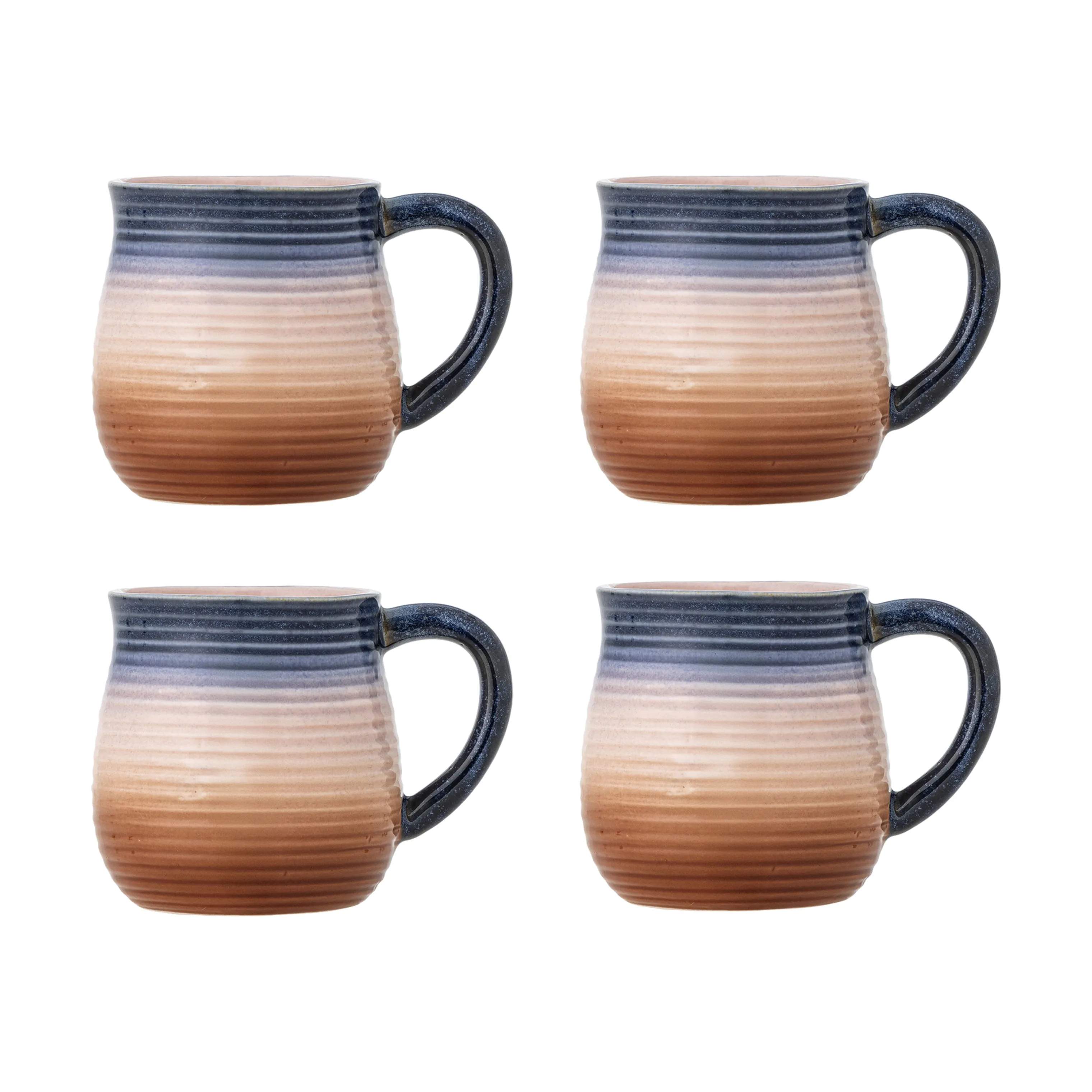 Bloomingville Krus og kopper med hank Tatum Kop - 4 stk. i Multifarvet, 1