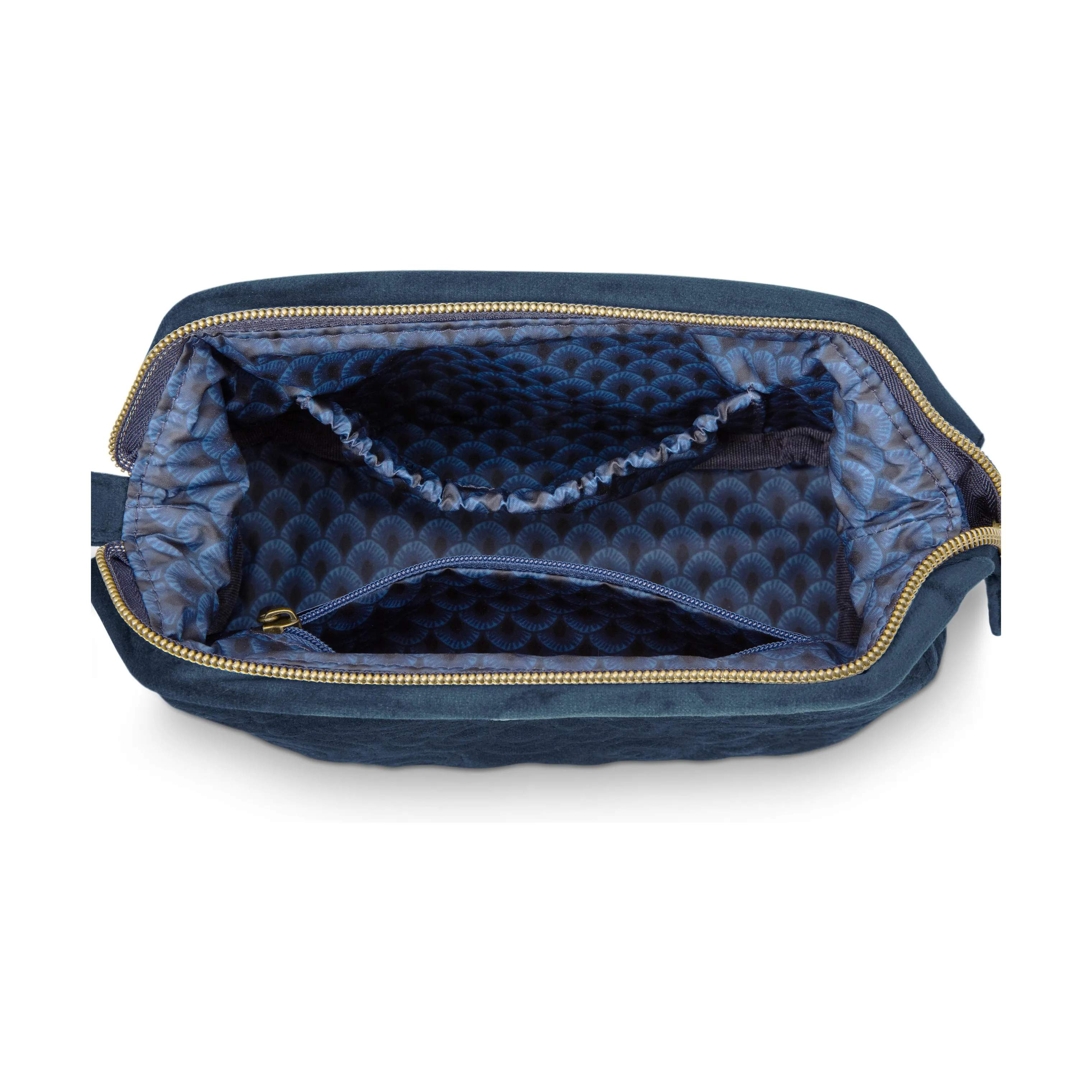 PIP Studio Toilettasker Velor Quilt Kosmetiktaske - Small i Days Blue, 4