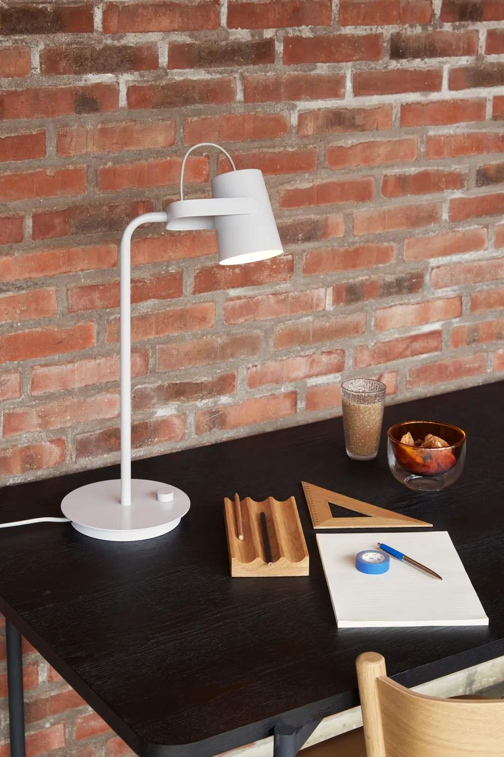 Hübsch Bordlamper Ardent Bordlampe i Lysegrå, 3