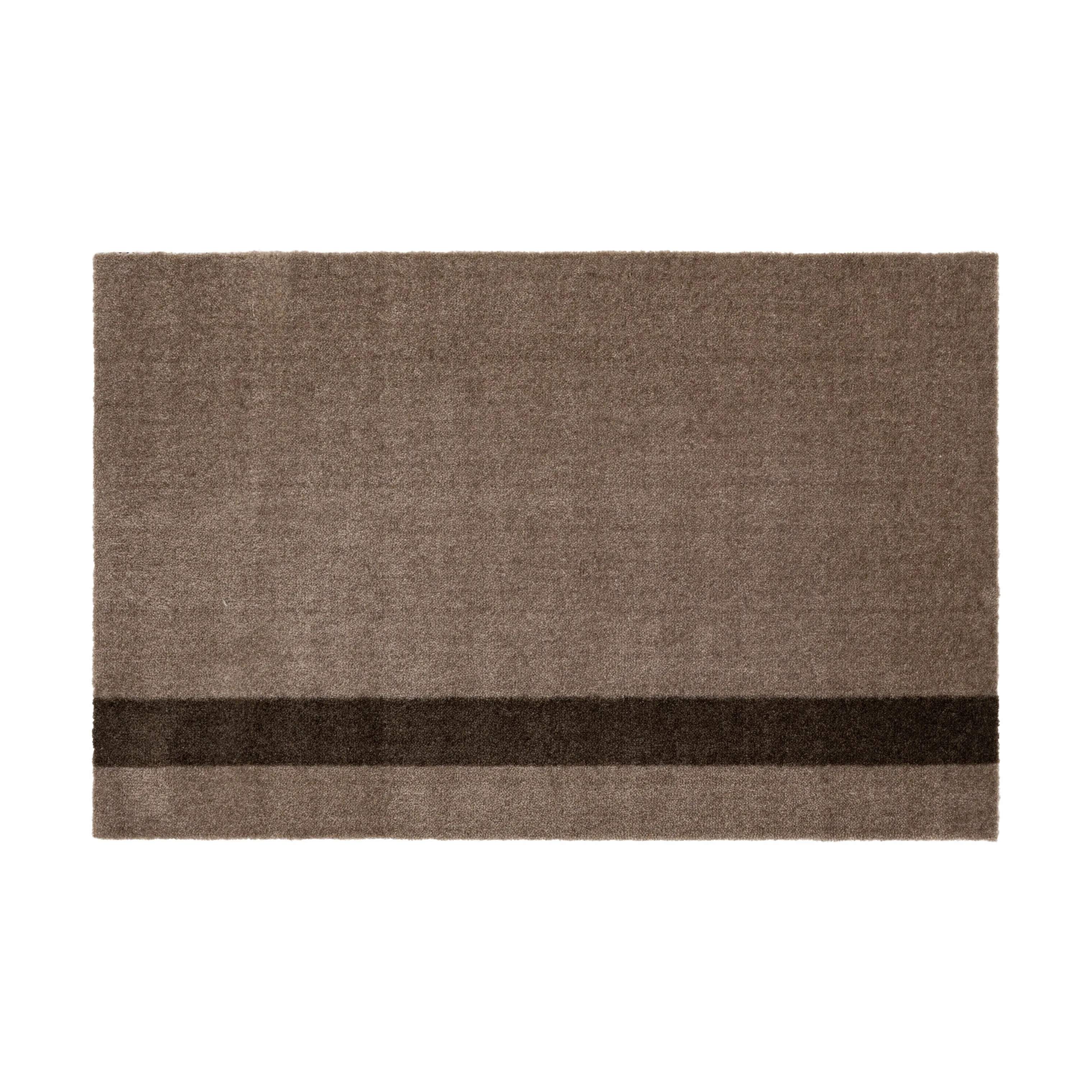 Stripes Vertikal Gulvmåtte, sand/brun, large