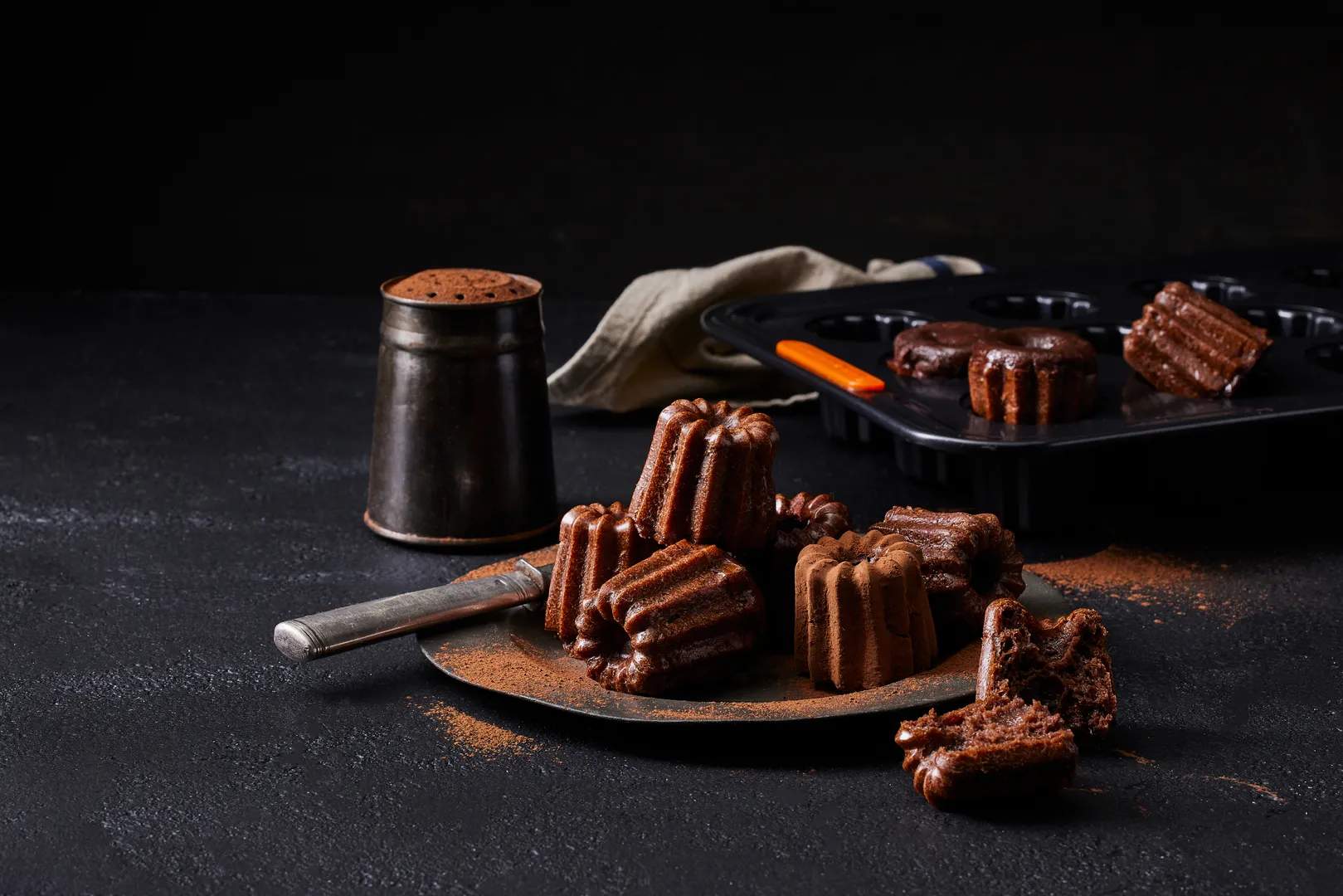 Le Creuset Øvrige bageforme Cannelé Bageplade i Sort, 2