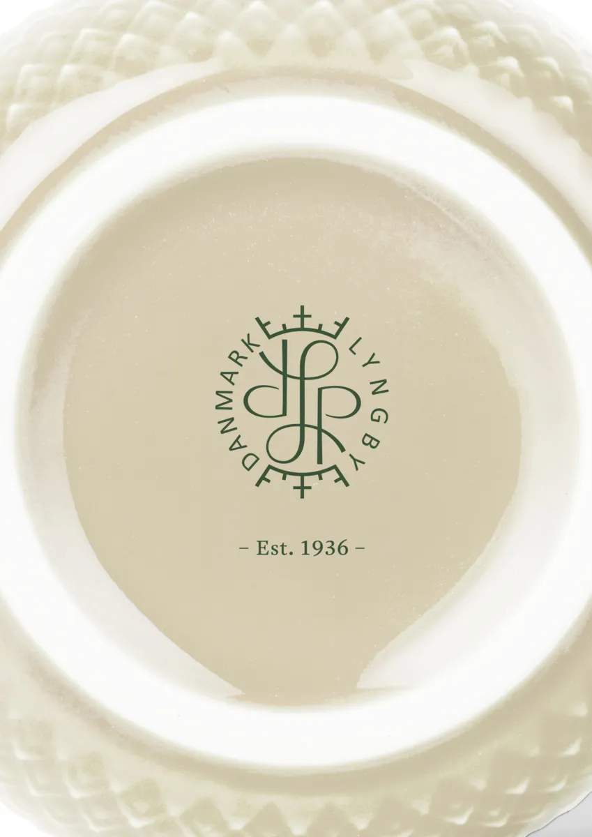 Lyngby Porcelæn Krus og kopper med hank Rhombe Earth Krus m. hank i Marble, 2
